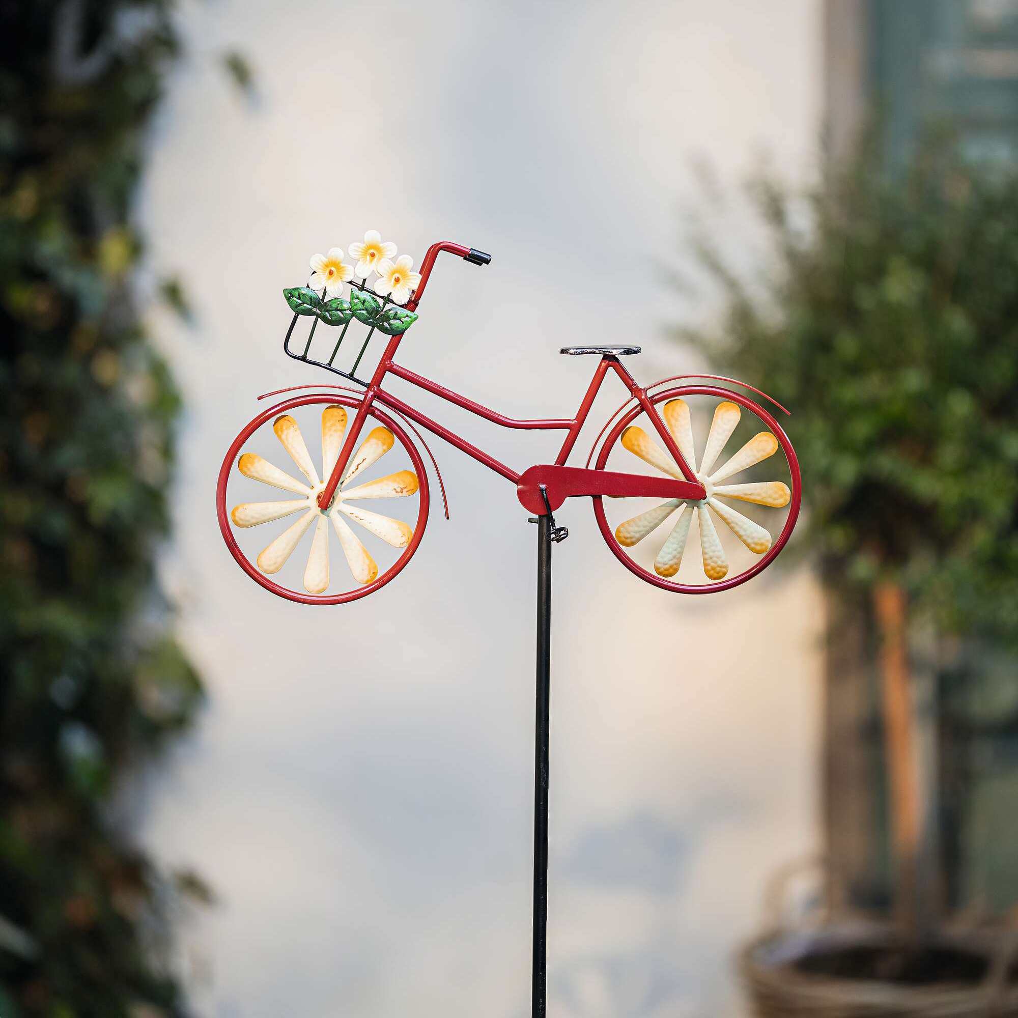 Gartenstecker "Fahrrad"  im Frank Flechtwaren Online Shop kaufen