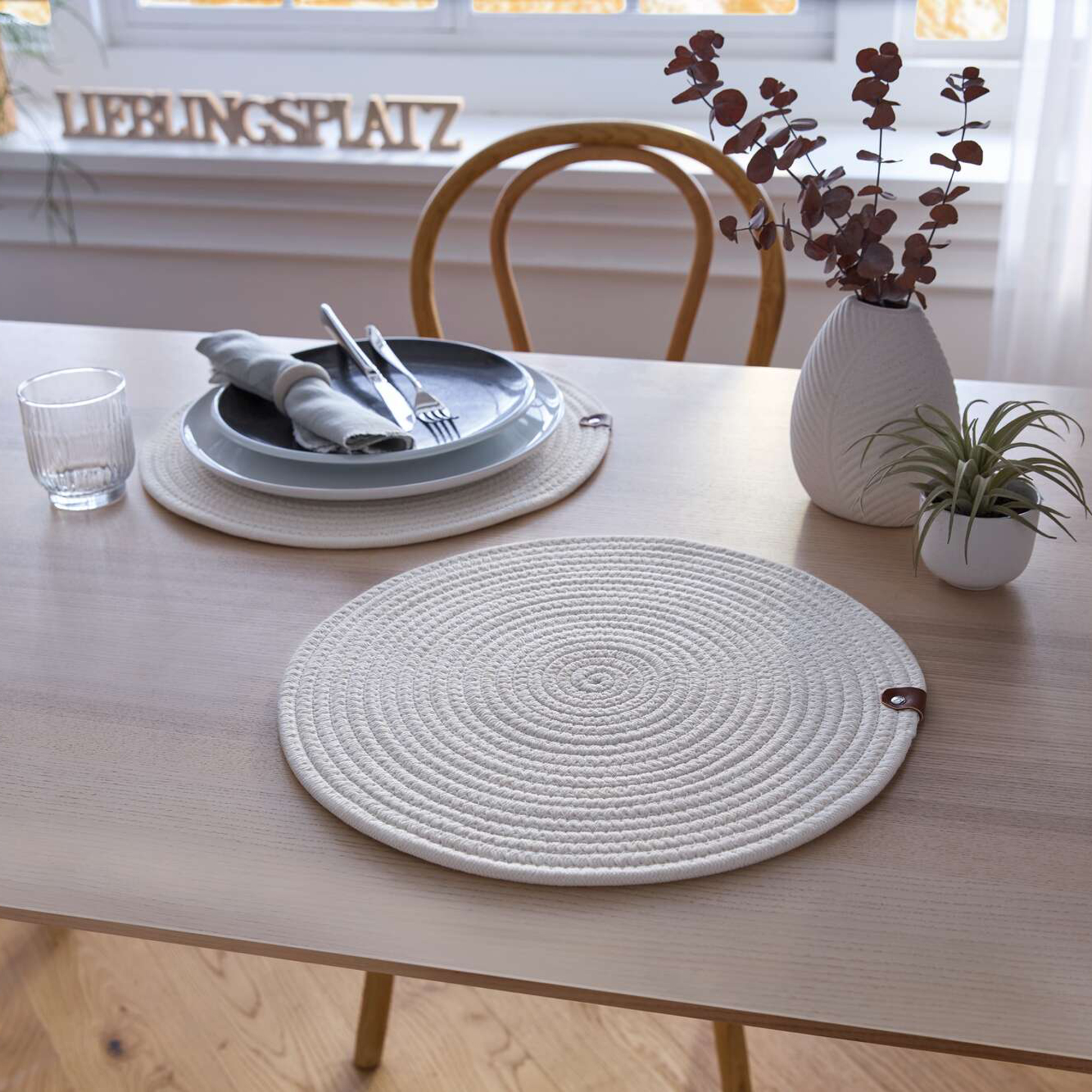 Platzmatte "Charme", 2er Set  im Frank Flechtwaren Online Shop kaufen