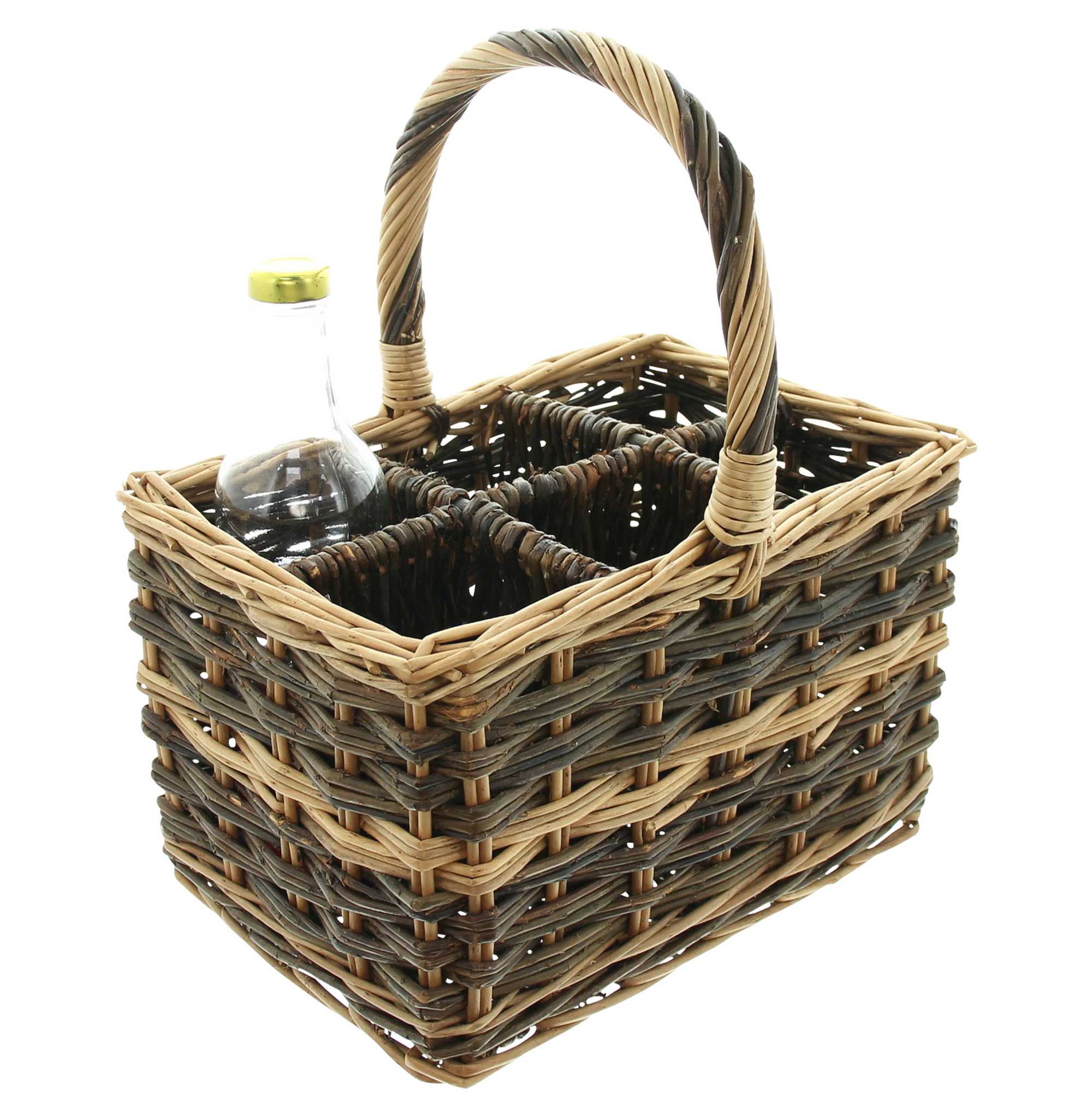Flaschenkorb "Natur", für 6 Flaschen im Frank Flechtwaren Online Shop für Küche kaufen Flaschenkorb "Natur", für 6 Flaschen im Frank Flechtwaren Online Shop für Küche kaufen