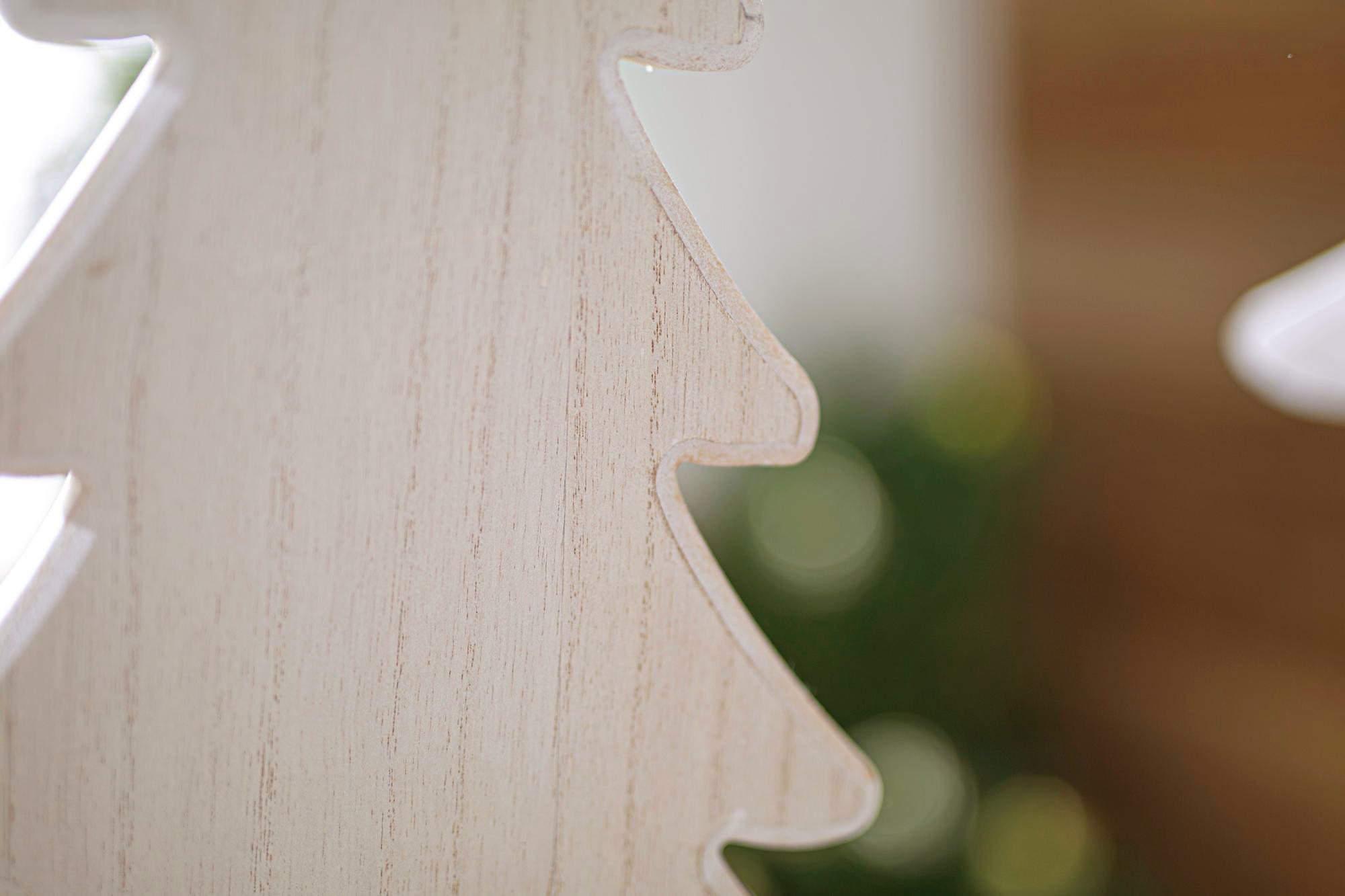 Holz-Tanne "White washed", 2er Set  im Frank Flechtwaren Online Shop für Tannenbäume kaufen