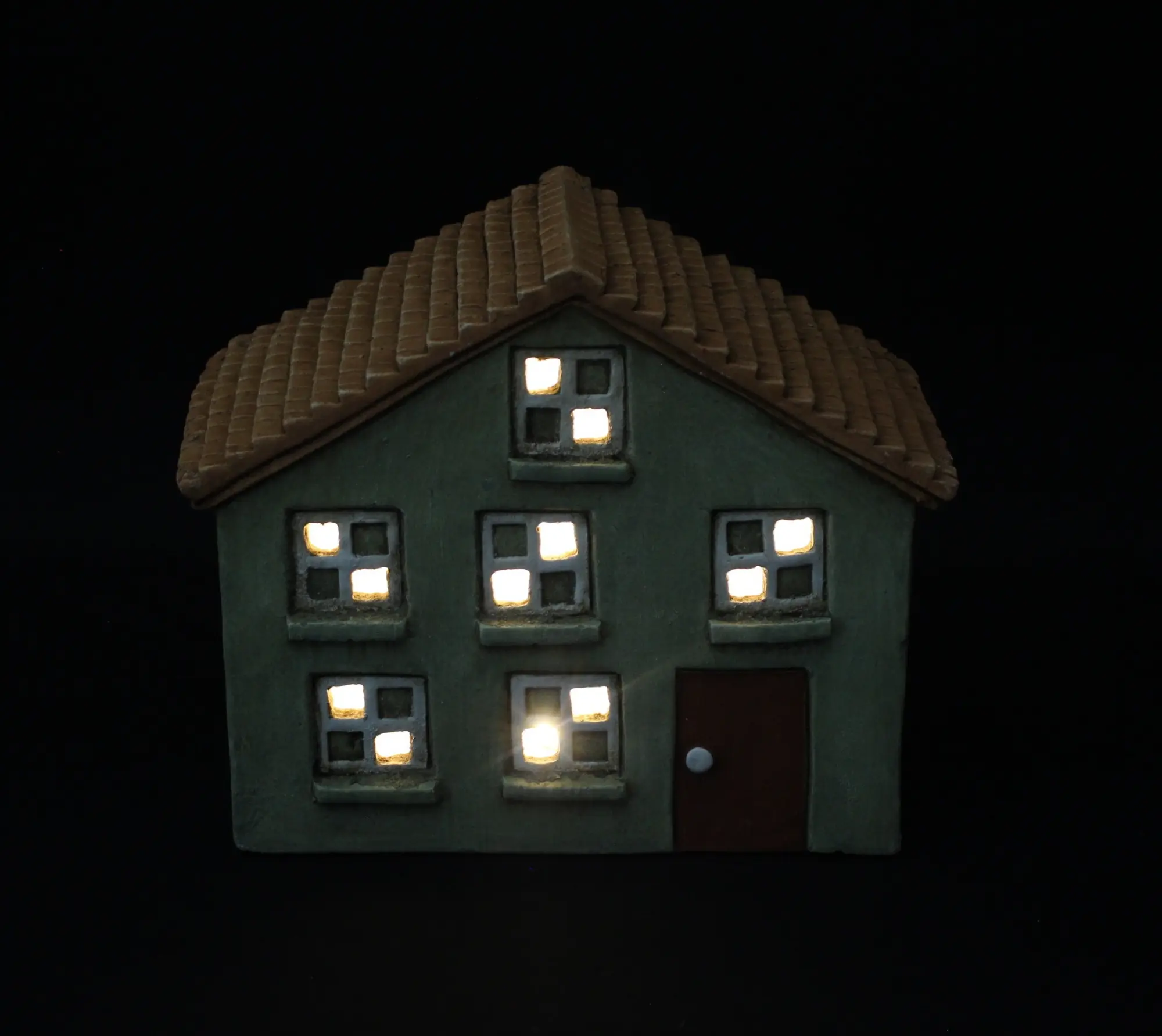 LED-Haus "Sweet green Home"  im Frank Flechtwaren Online Shop für LED-Deko kaufen