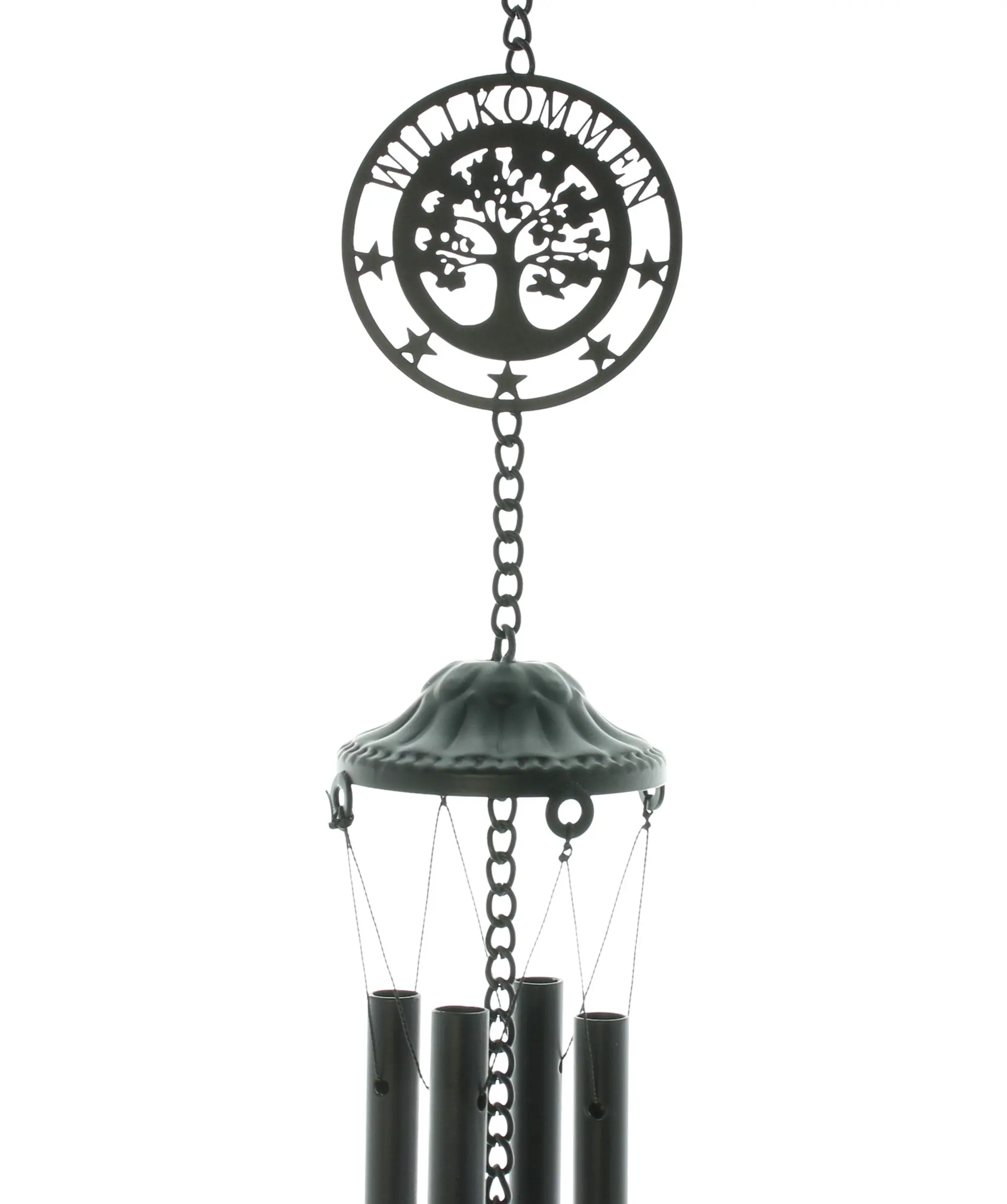 Windspiel "Willkommen" im Frank Flechtwaren Online Shop für Windräder & Windspiele kaufen Windspiel "Willkommen" im Frank Flechtwaren Online Shop für Windräder & Windspiele kaufen