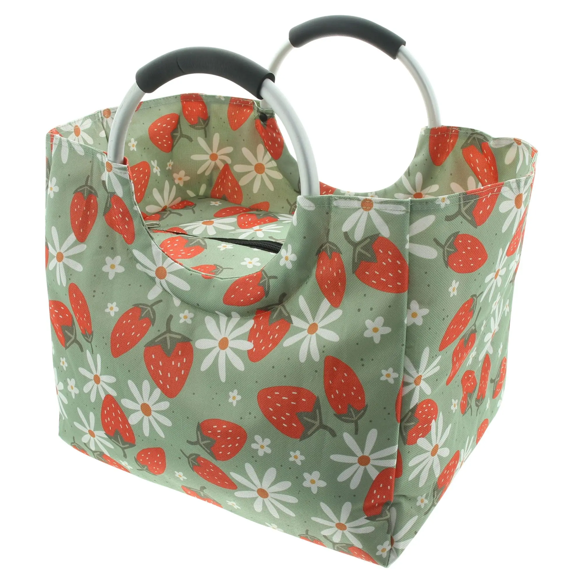 Kühltasche "Erdbeerchen"  im Frank Flechtwaren Online Shop für Gartenparty kaufen