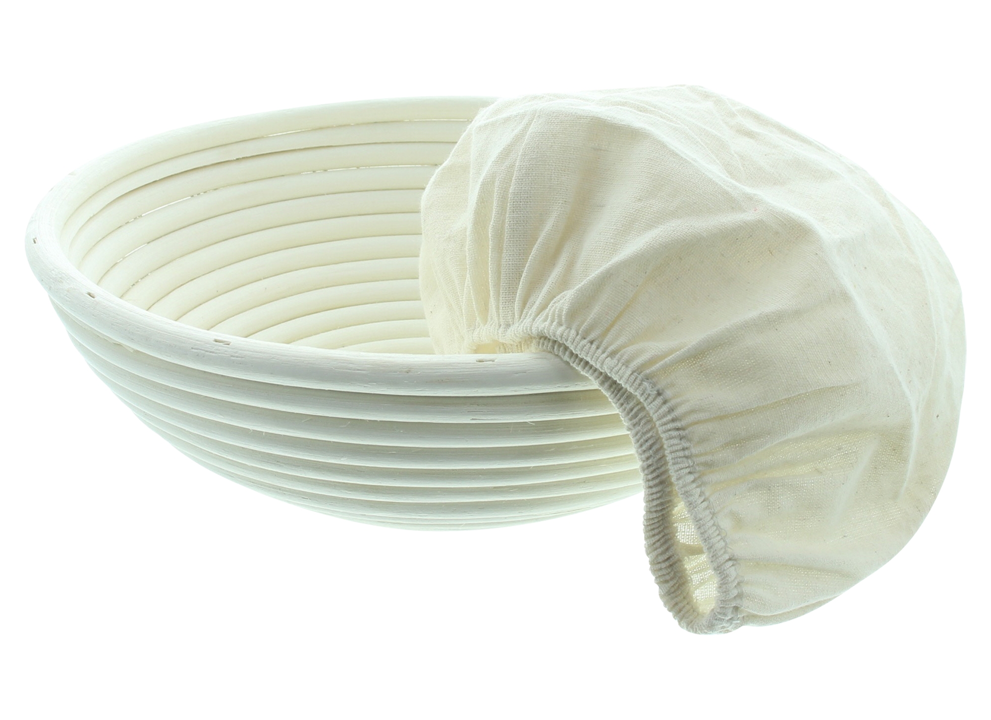 Gärkorb "Rund" mit Bezug  im Frank Flechtwaren Online Shop für Gerade eingetroffen kaufen