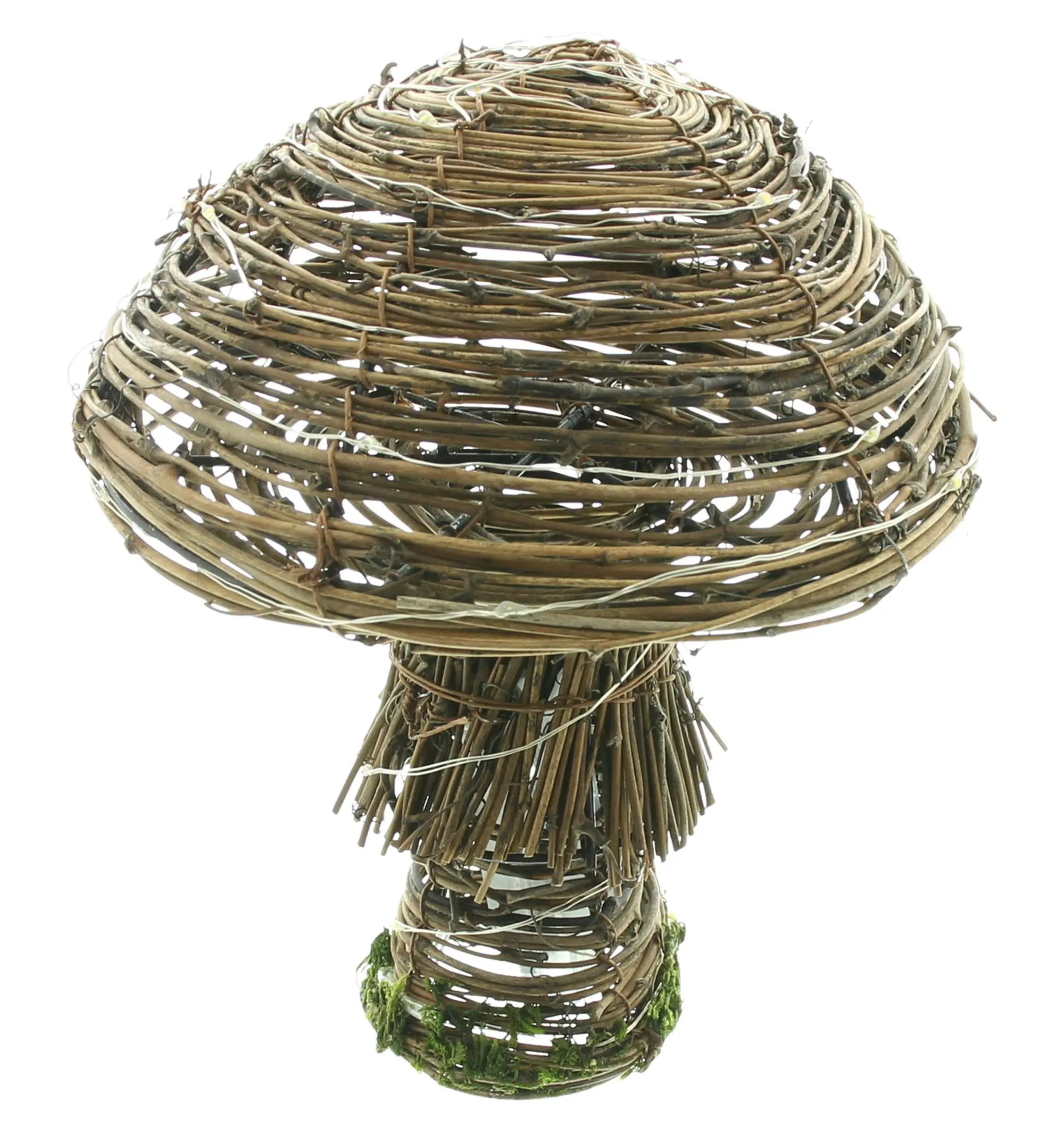 LED-Pilz "Rustic"  im Frank Flechtwaren Online Shop für Dekofiguren kaufen
