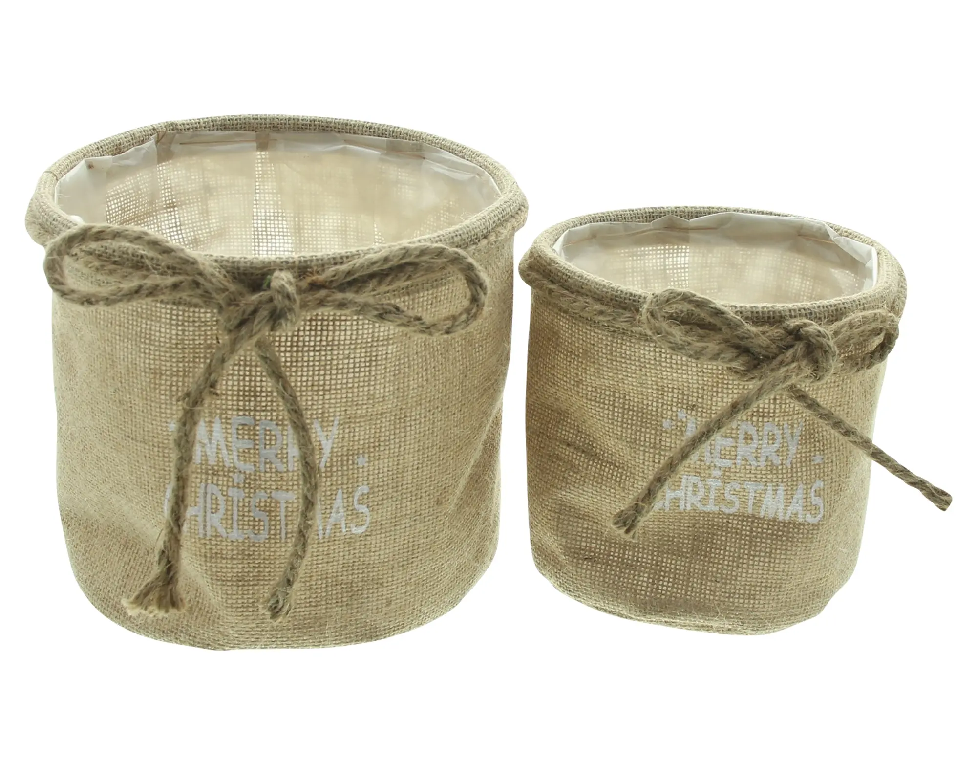 Pflanzkorb "Merry Christmas", 2er Set im Frank Flechtwaren Online Shop für Pflanzer kaufen Pflanzkorb "Merry Christmas", 2er Set im Frank Flechtwaren Online Shop für Pflanzer kaufen