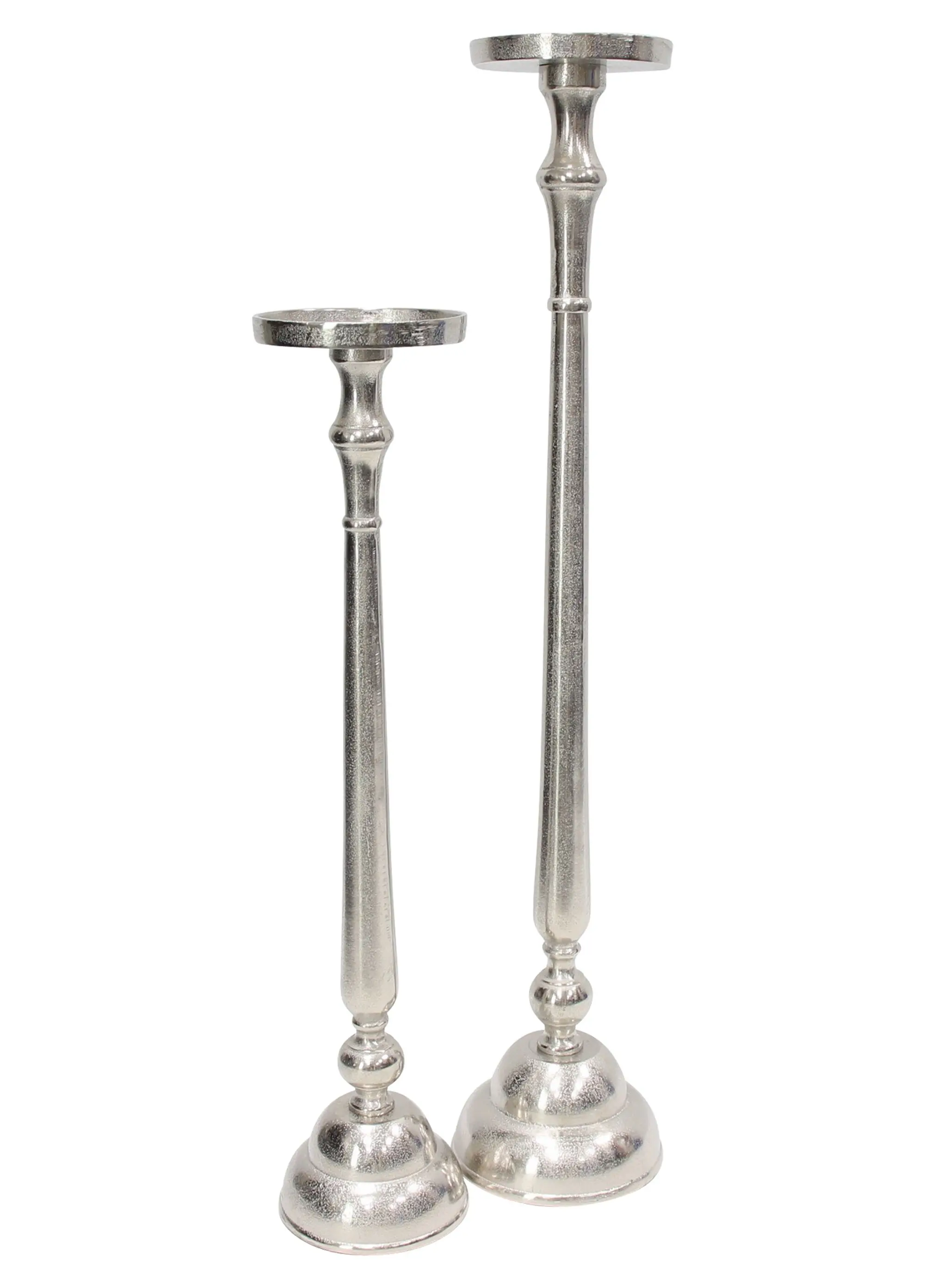 Kerzenhalter "Argentum", 2er Set  im Frank Flechtwaren Online Shop für Metallic Glam kaufen
