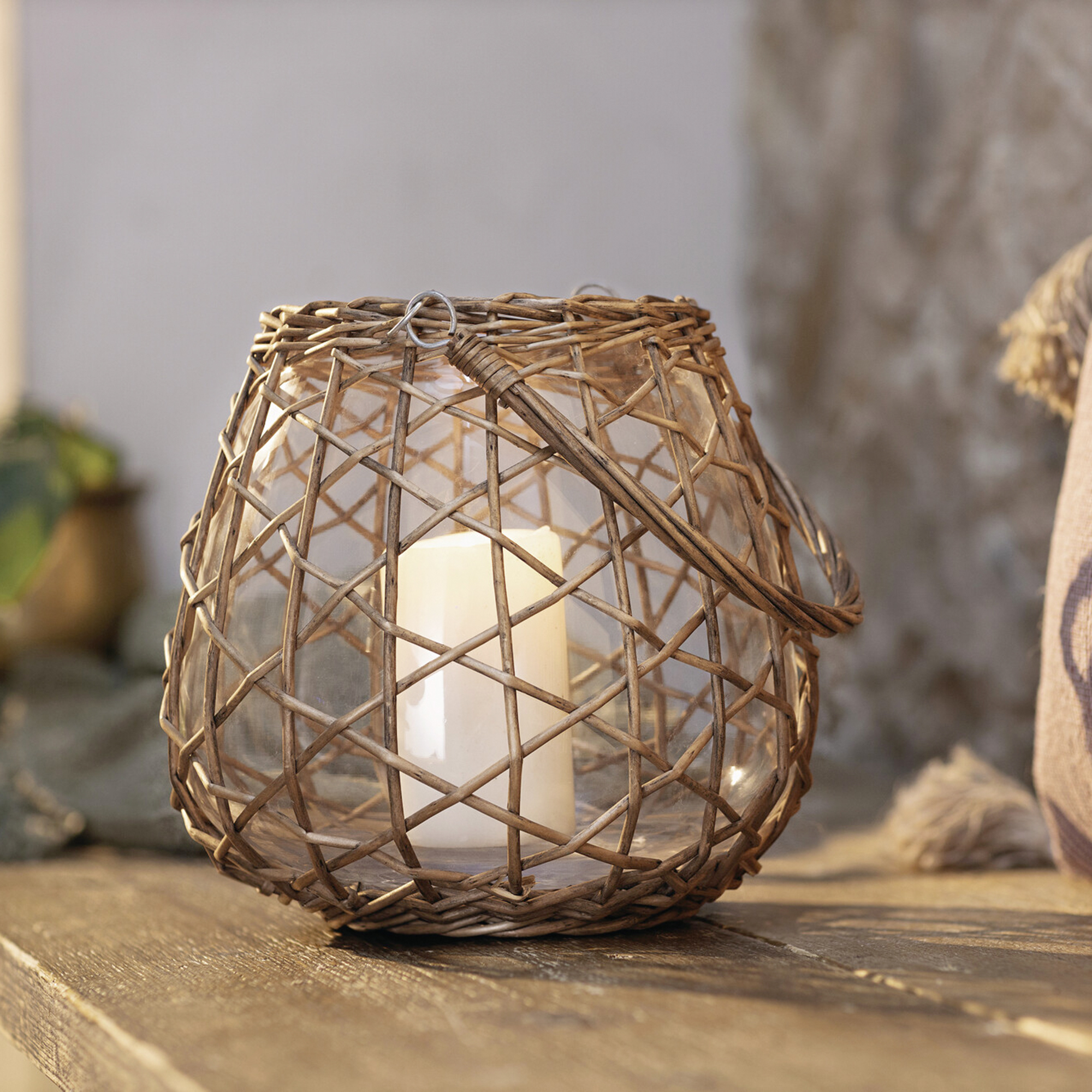 Windlicht "Geflecht"  im Frank Flechtwaren Online Shop kaufen