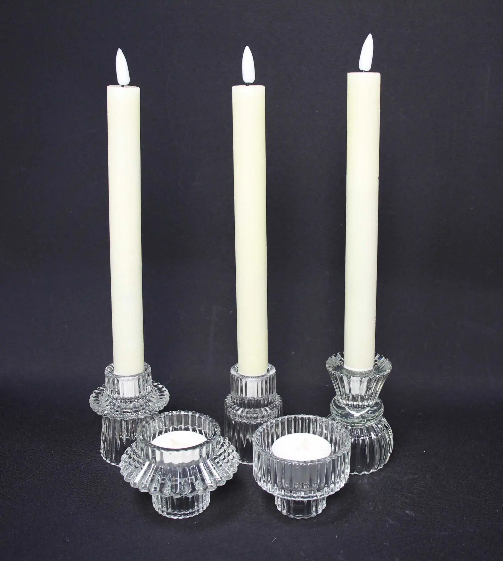 Kerzenhalter "Classical", 5er Set  im Frank Flechtwaren Online Shop für Ostern kaufen