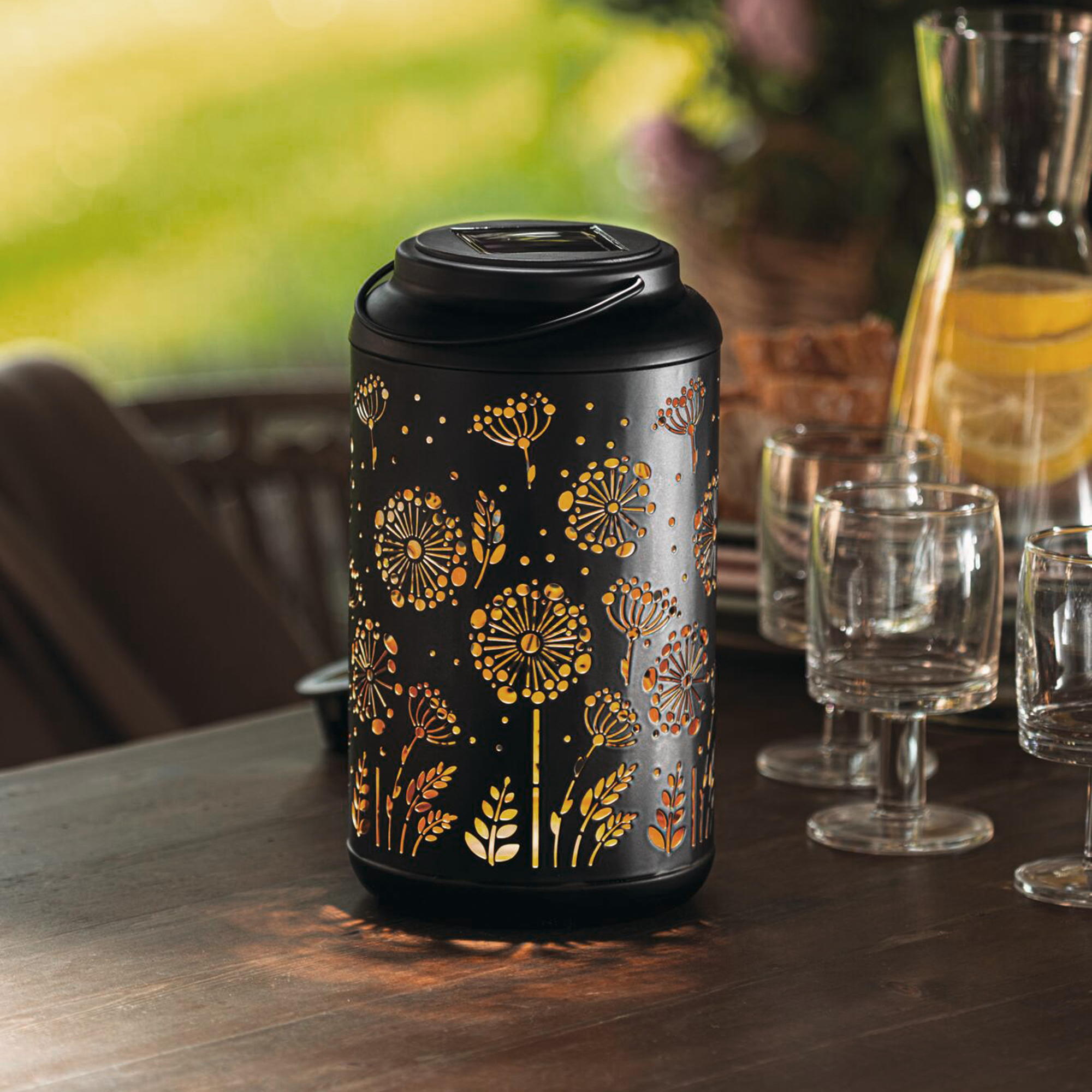 Solar-Laterne "Pusteblume"  im Frank Flechtwaren Online Shop für Gerade eingetroffen kaufen