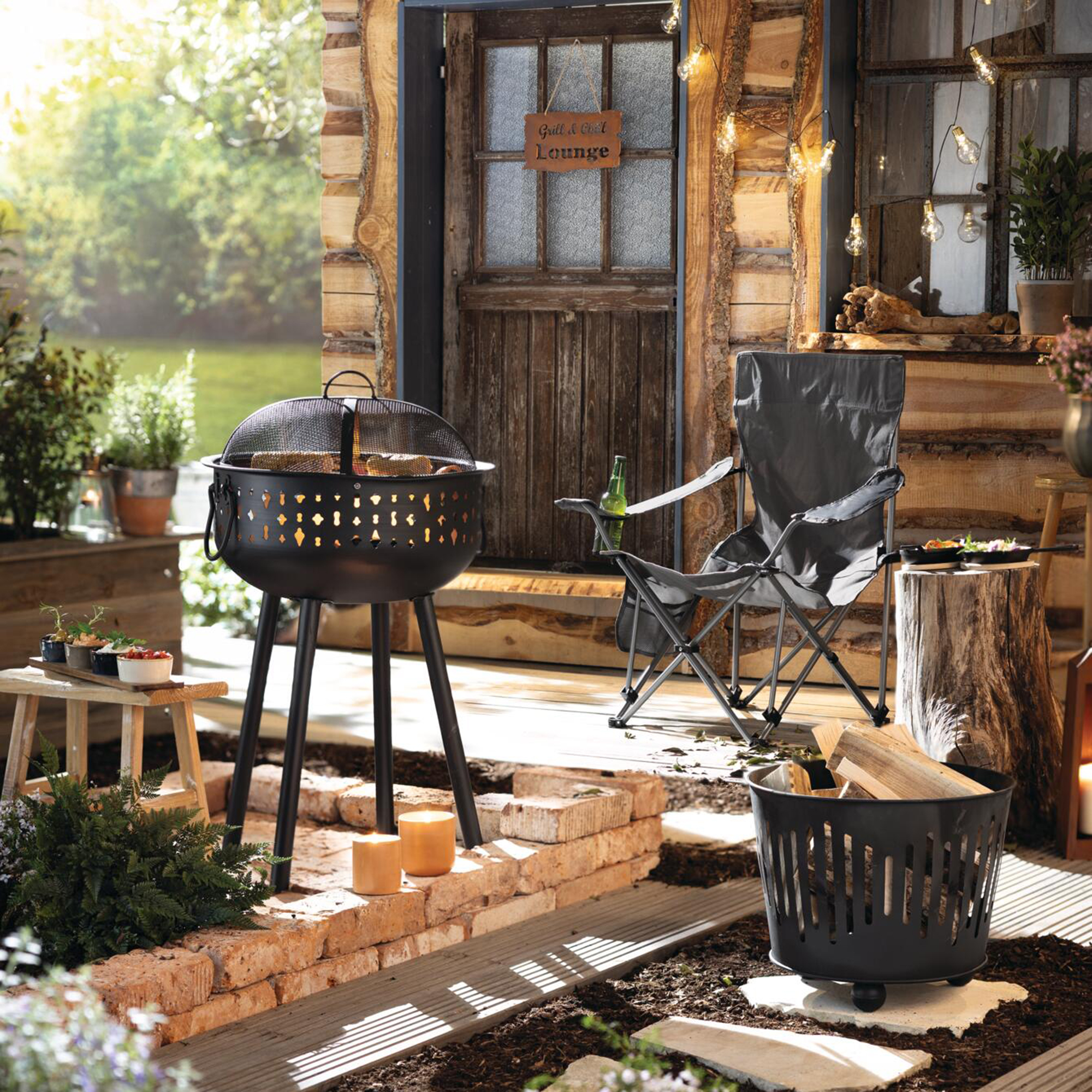 Campingstuhl "Grey"  im Frank Flechtwaren Online Shop für Gerade eingetroffen kaufen