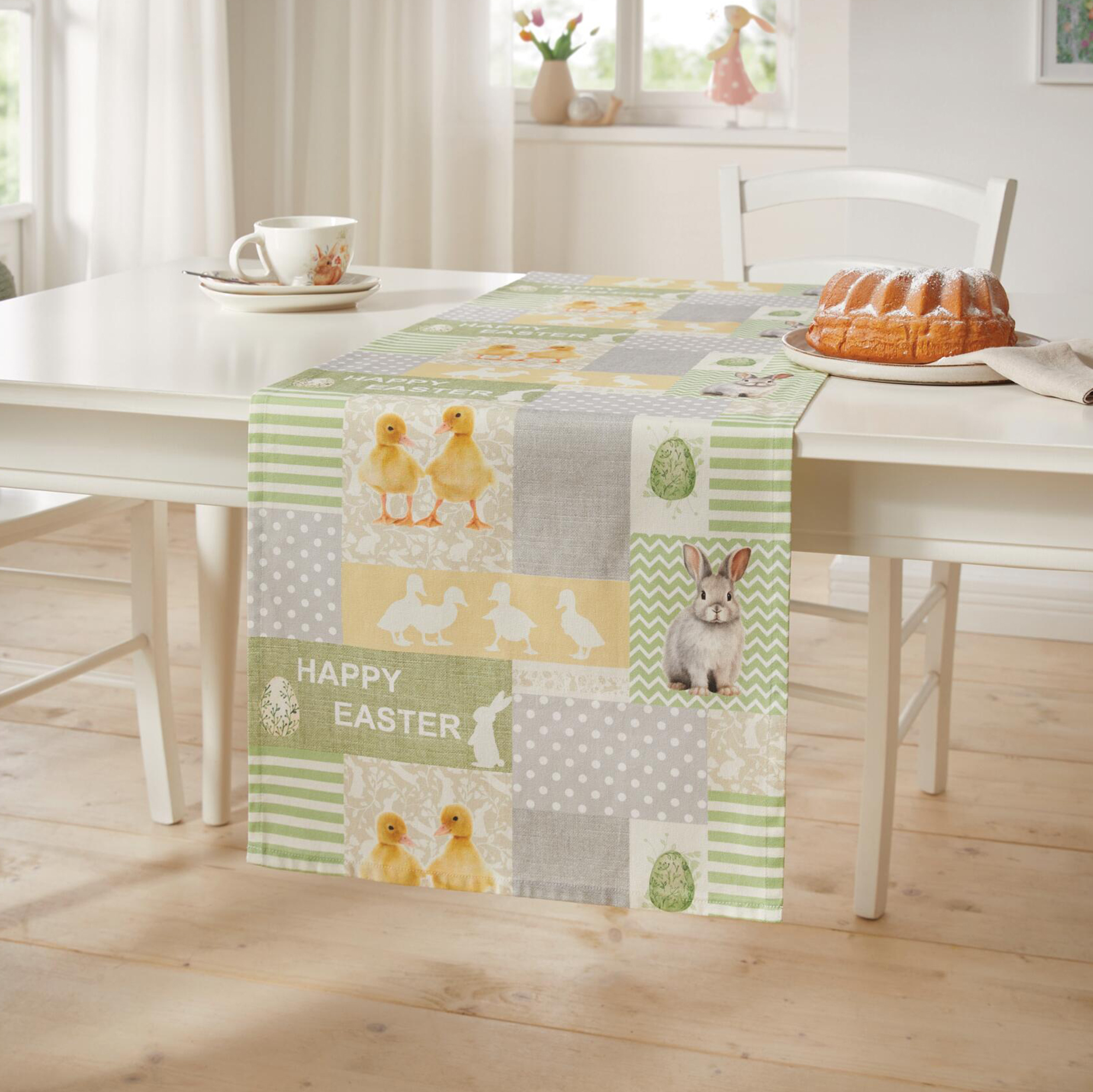 Tischläufer "Osterpatchwork"  im Frank Flechtwaren Online Shop für Gerade eingetroffen kaufen