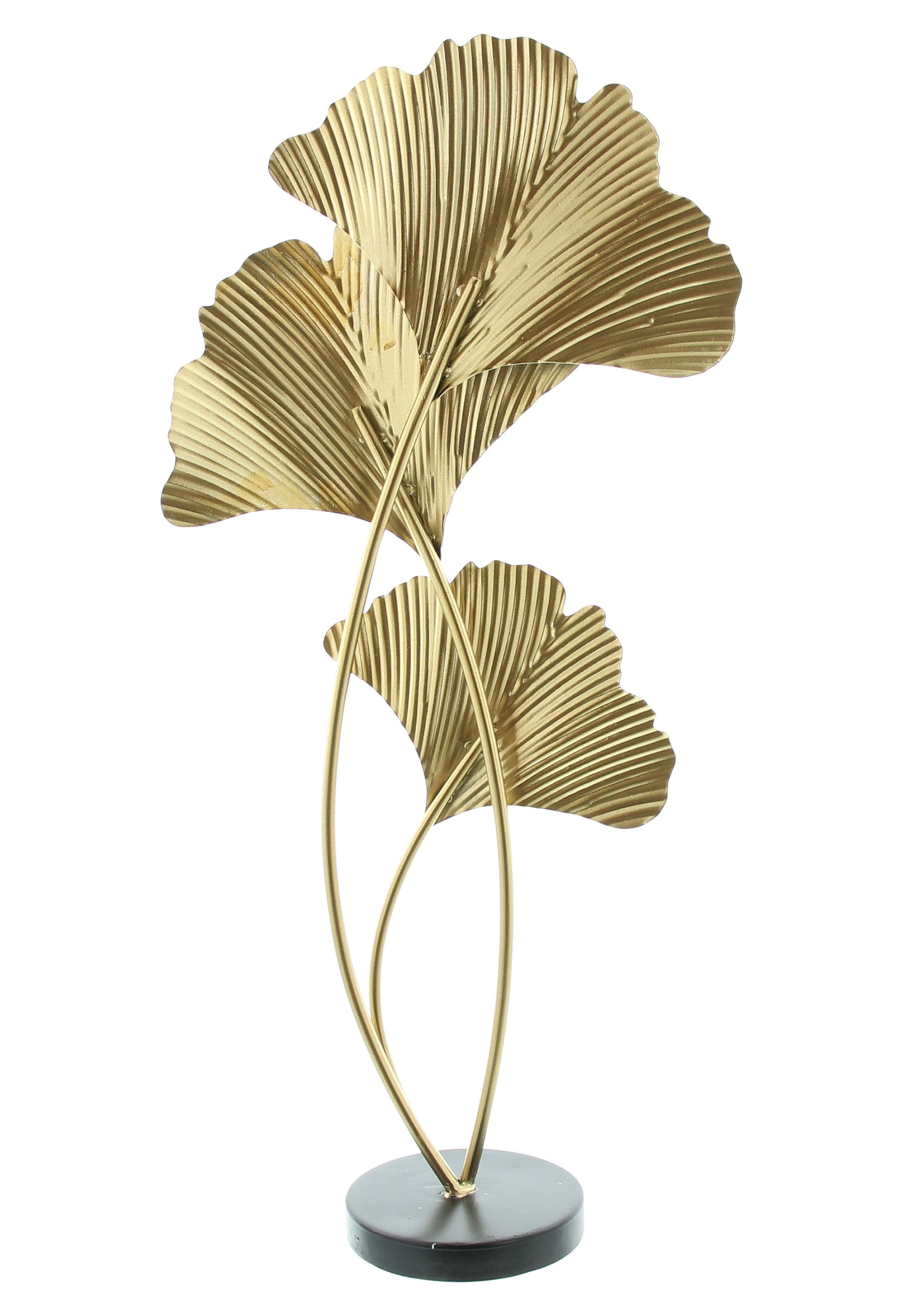 Metalldeko "Ginkgo"  im Frank Flechtwaren Online Shop für  kaufen