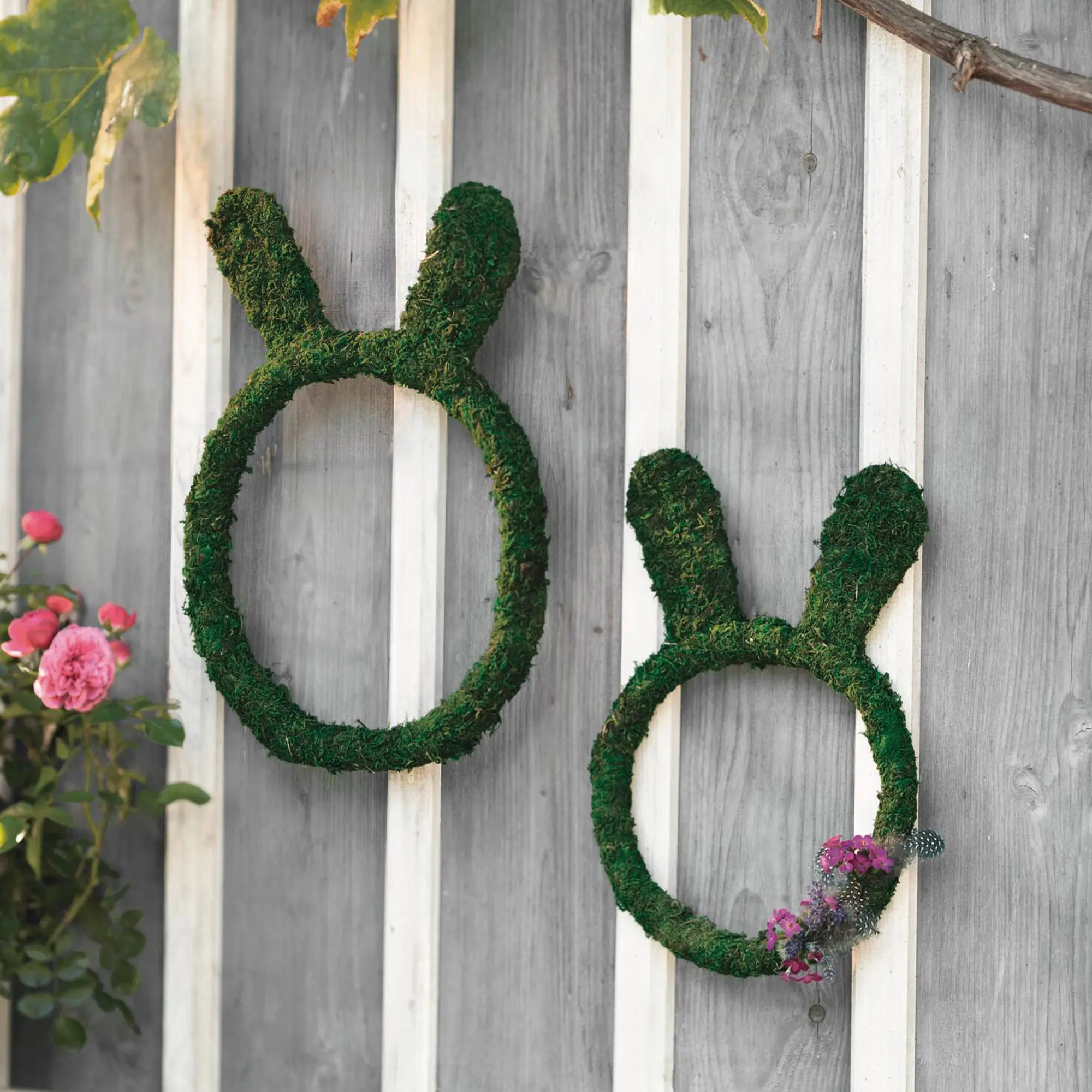 Dekoring "Osterhase", 2er Set  im Frank Flechtwaren Online Shop kaufen