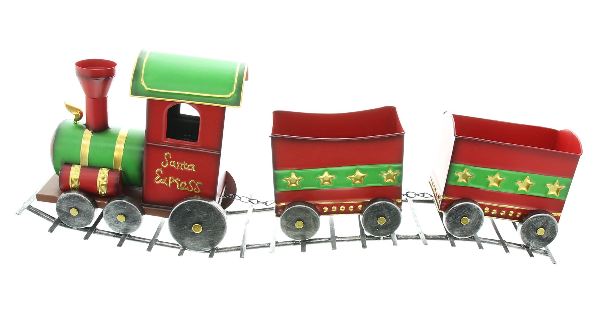 Metallzug "Santa" im Frank Flechtwaren Online Shop für Weihnachten kaufen Metallzug "Santa" im Frank Flechtwaren Online Shop für Weihnachten kaufen