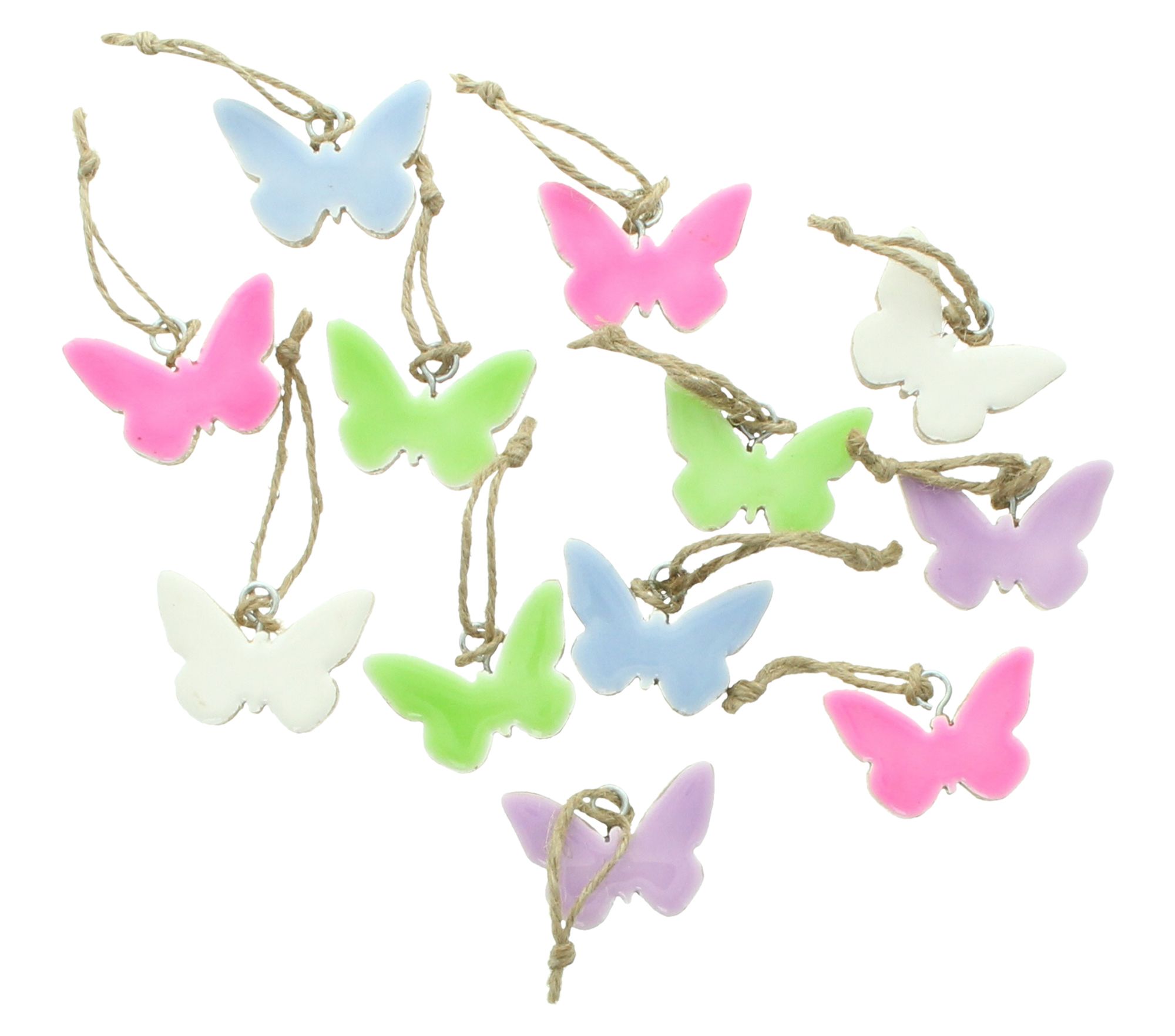Hänger "Schmetterling", 12er Set im Frank Flechtwaren Online Shop für Ostern kaufen Hänger "Schmetterling", 12er Set im Frank Flechtwaren Online Shop für Ostern kaufen