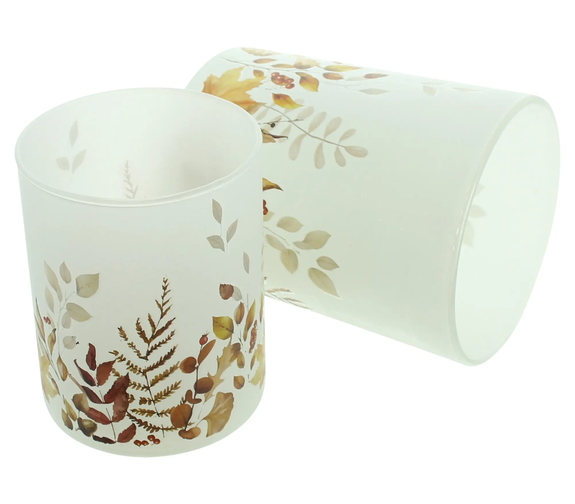 Windlicht "Herbst", 2er Set im Frank Flechtwaren Online Shop für Windlichter kaufen Windlicht "Herbst", 2er Set im Frank Flechtwaren Online Shop für Windlichter kaufen