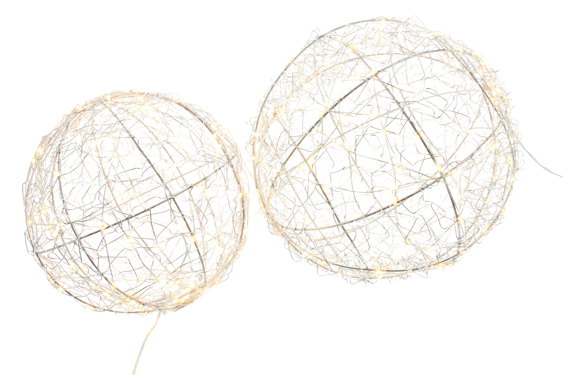 LED-Kugel "Glow", 2er Set  im Frank Flechtwaren Online Shop für Gartenbeleuchtung kaufen