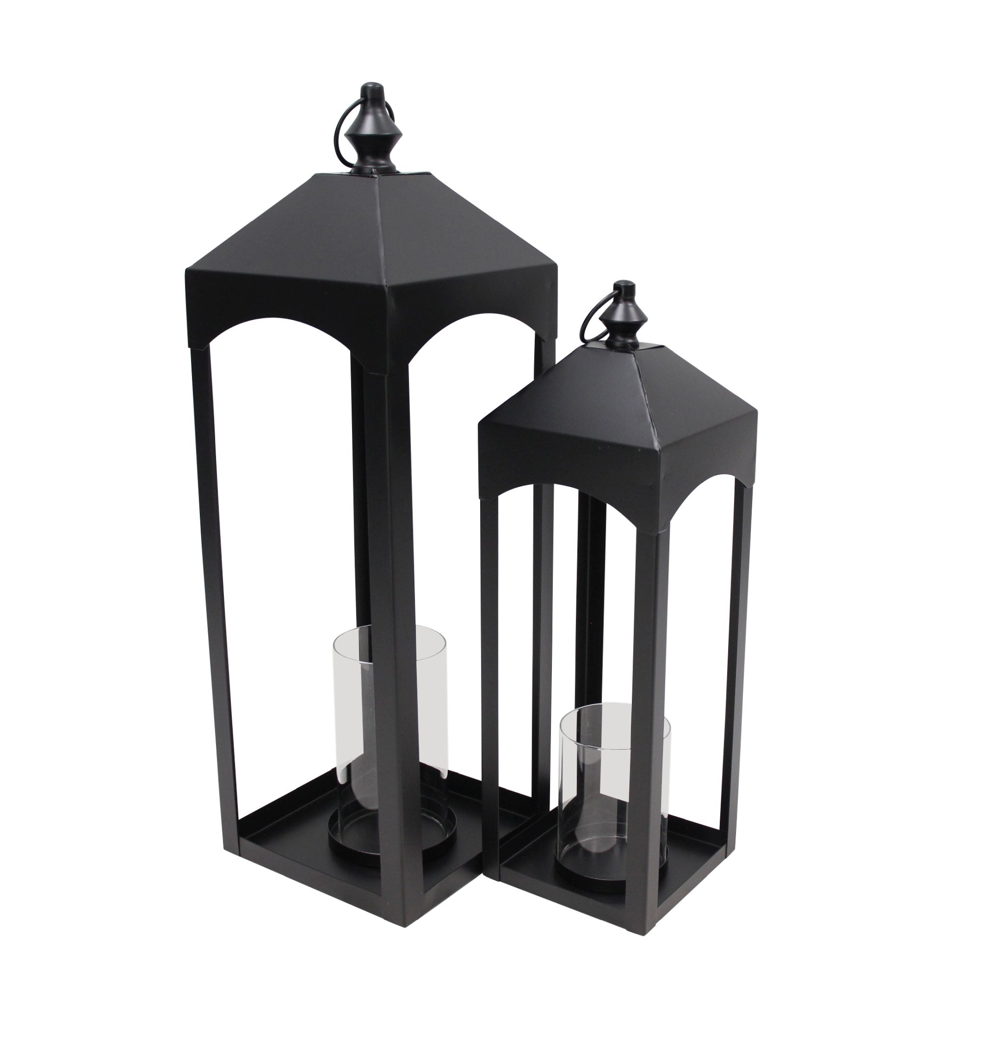 Laterne "Black", 2er Set  im Frank Flechtwaren Online Shop für Gerade eingetroffen kaufen