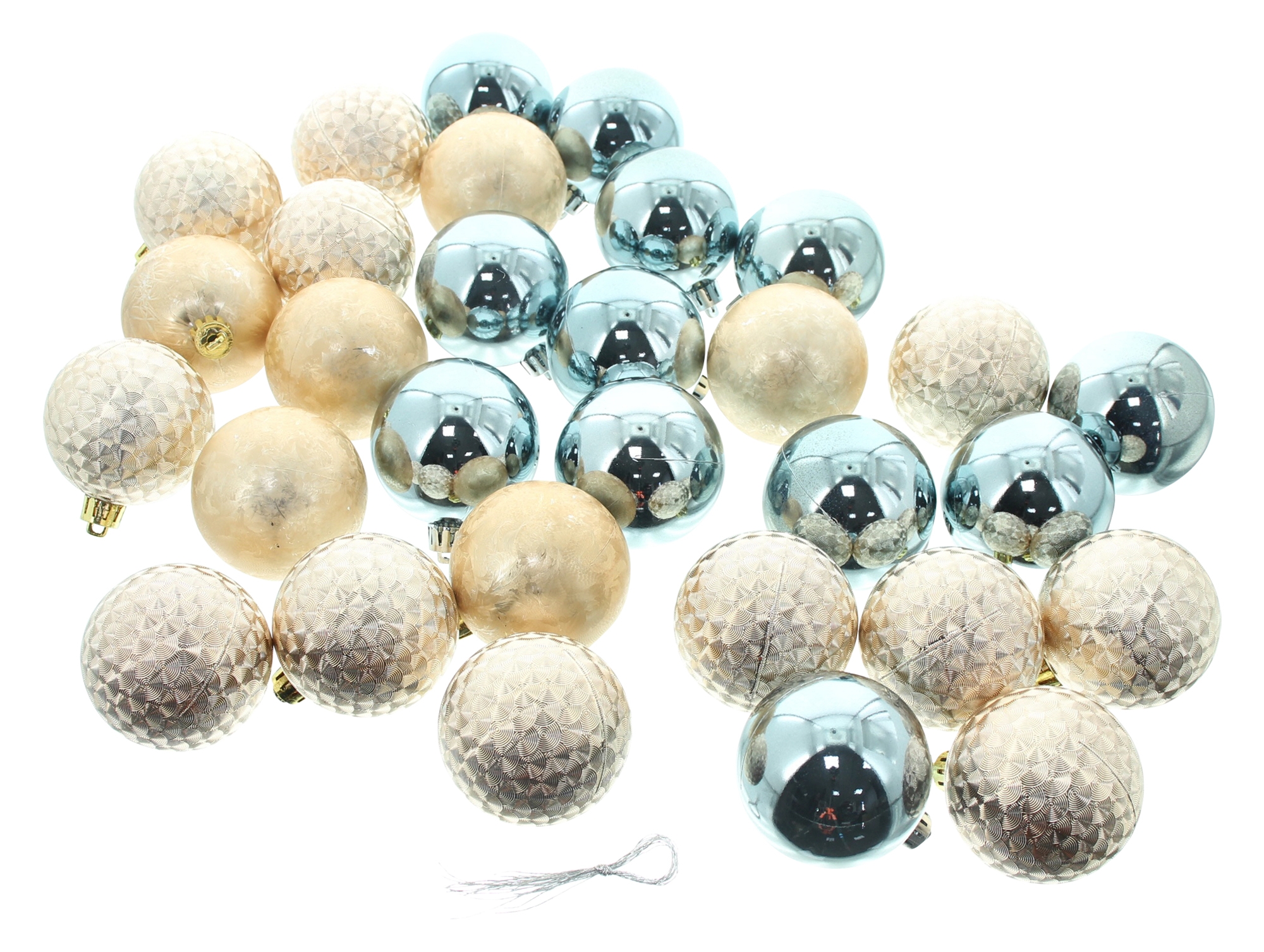 Christbaumkugel "Modern", 30er Set  im Frank Flechtwaren Online Shop für Titelserie Weihnachten kaufen