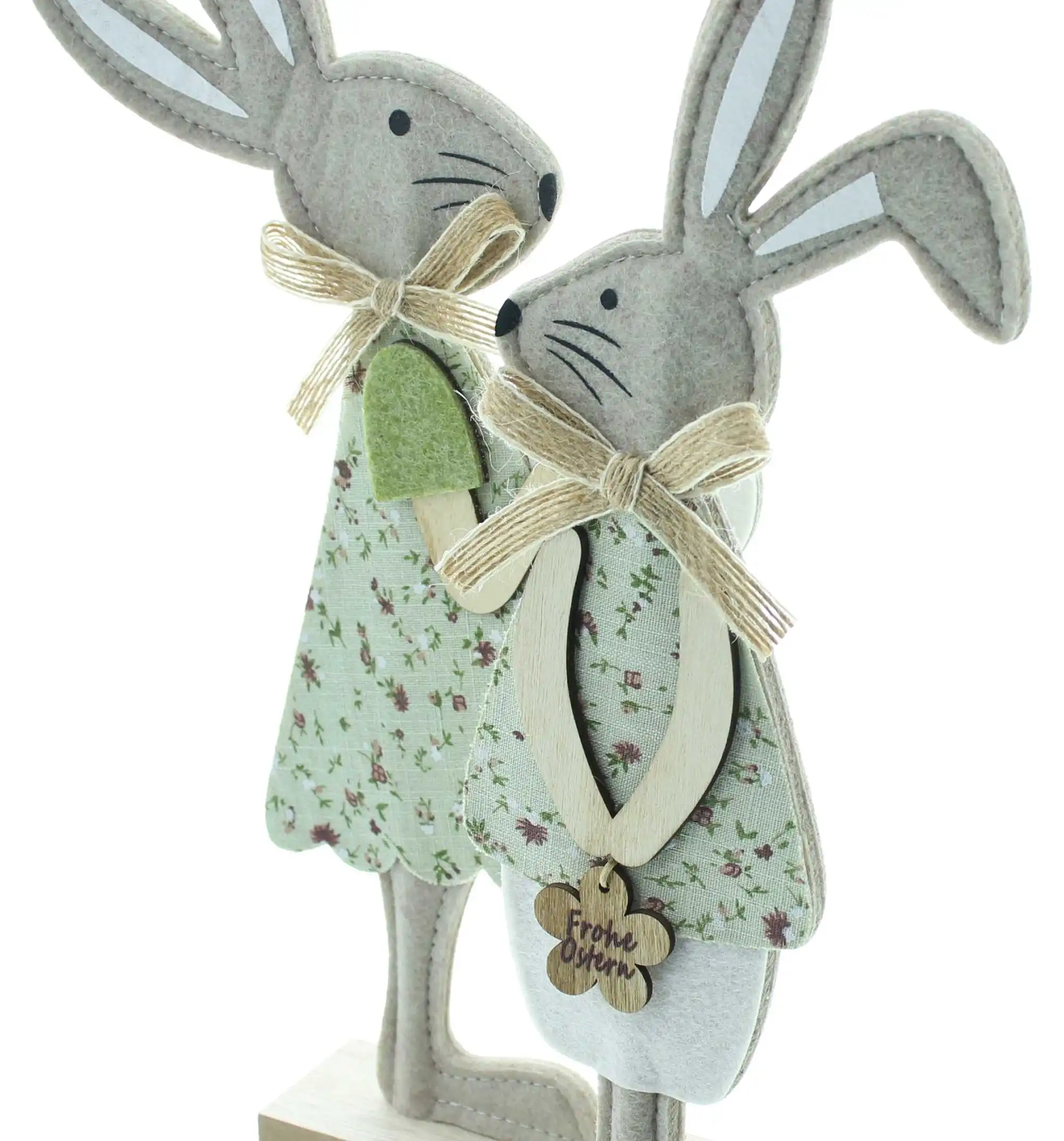 Hase "Pretty", 2er Set  im Frank Flechtwaren Online Shop für Ostern kaufen