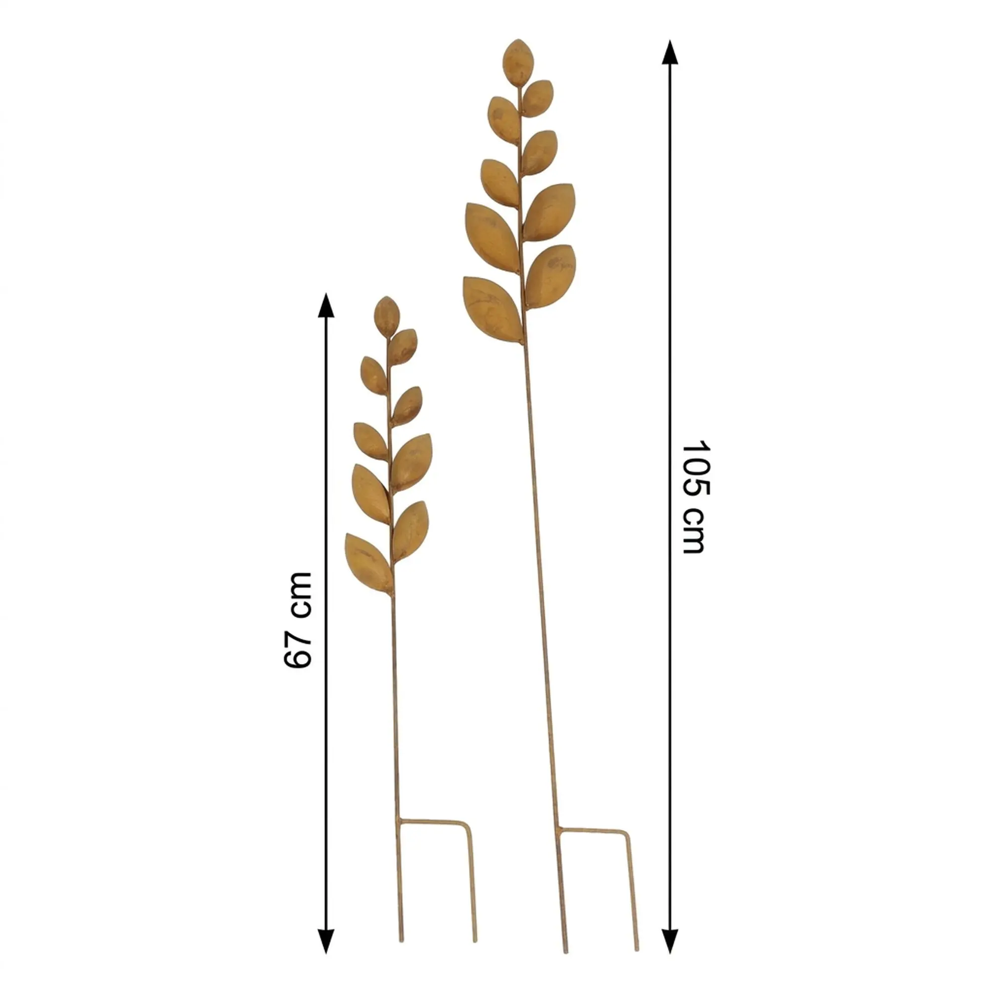 Gartenstecker "Plant", 2er Set  im Frank Flechtwaren Online Shop für Jubiläumsartikel-Garten kaufen
