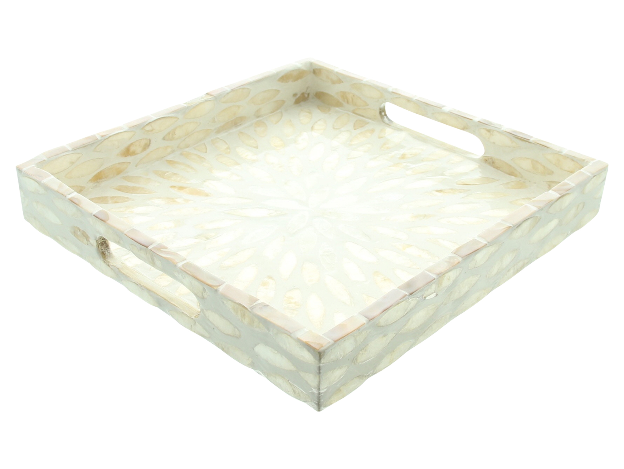 Tablett "Capiz"  im Frank Flechtwaren Online Shop kaufen