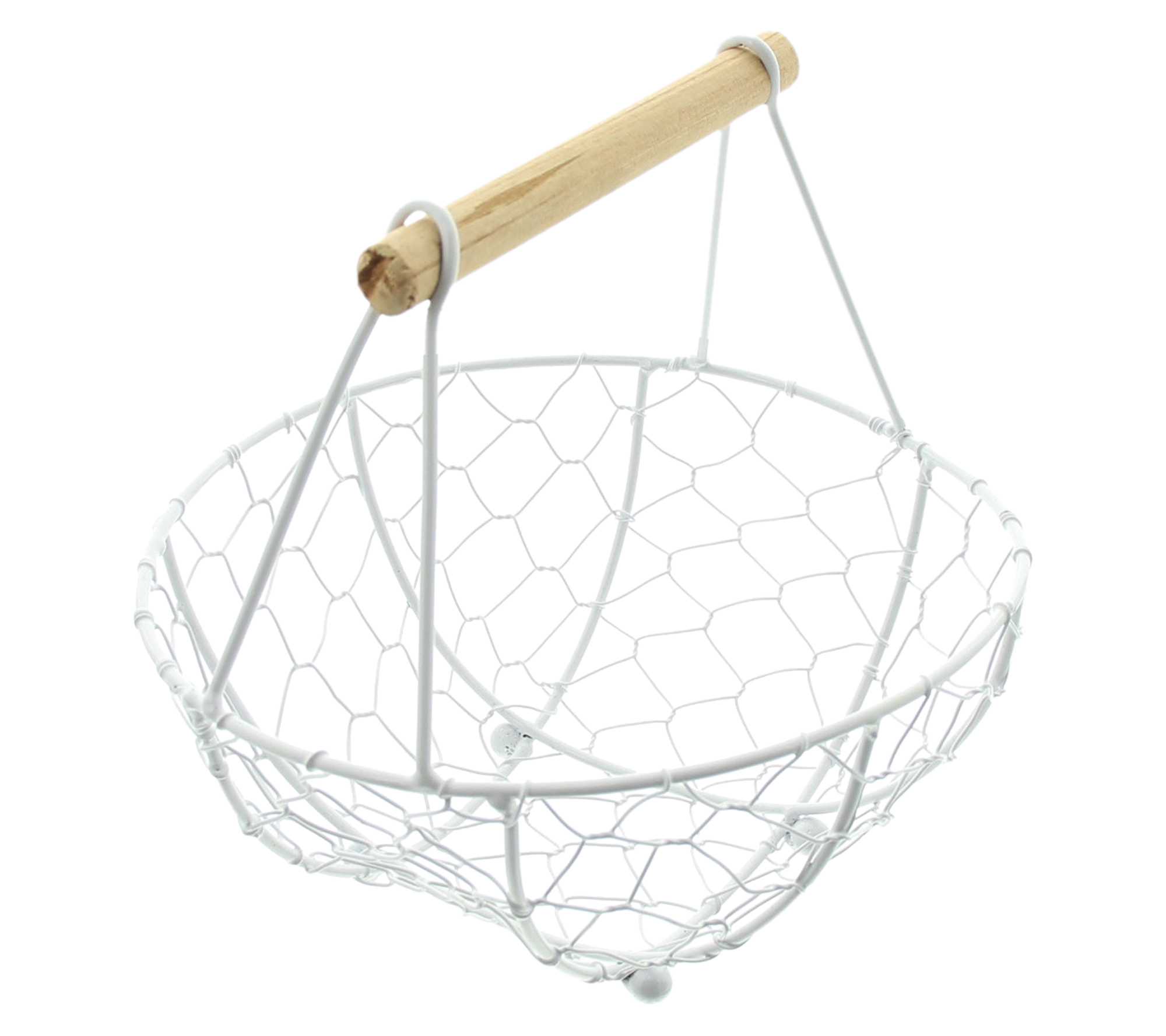 Acheter Panier métallique "blanc"  dans la boutique en ligne de Frank Flechtwaren pour Pâques