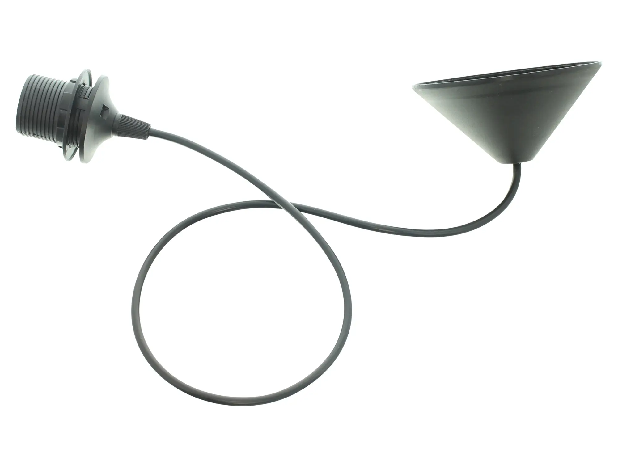 Lampen-Aufhängung "Black"  im Frank Flechtwaren Online Shop für Wohnzimmer kaufen