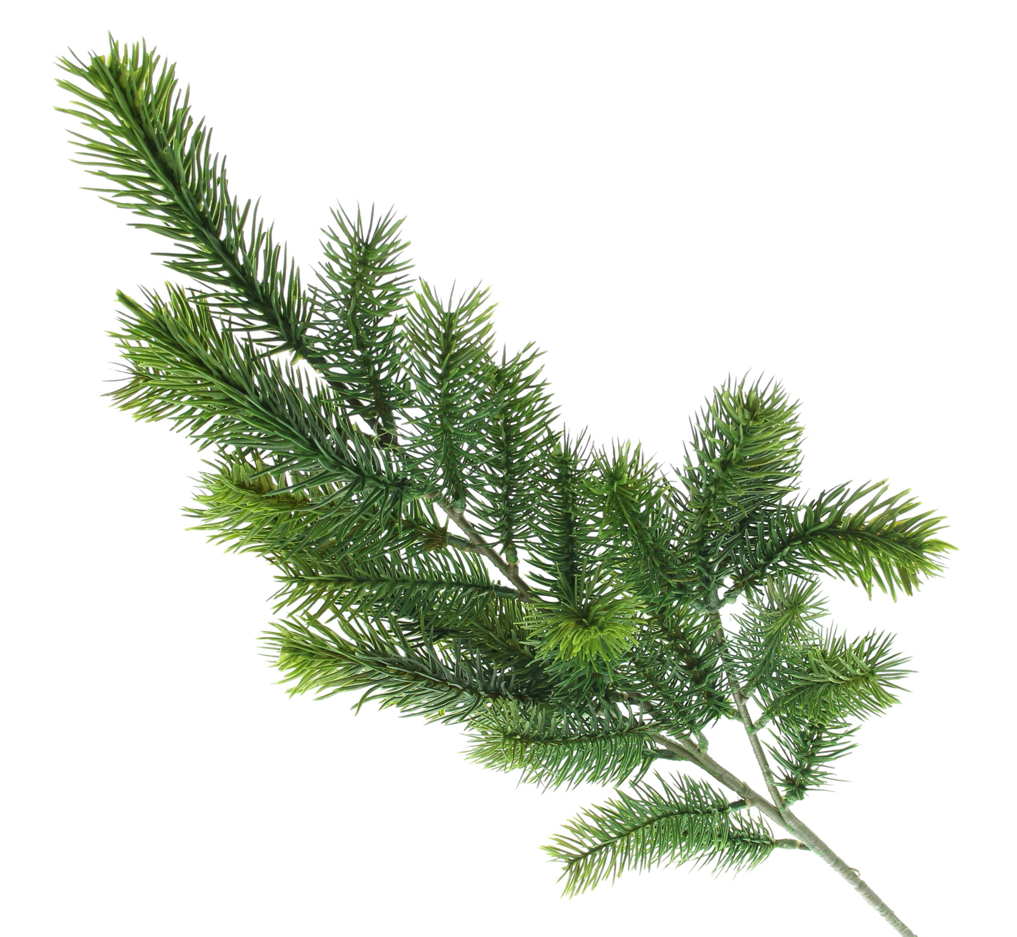 Kunstzweig "Edeltanne"  im Frank Flechtwaren Online Shop für Weihnachten kaufen