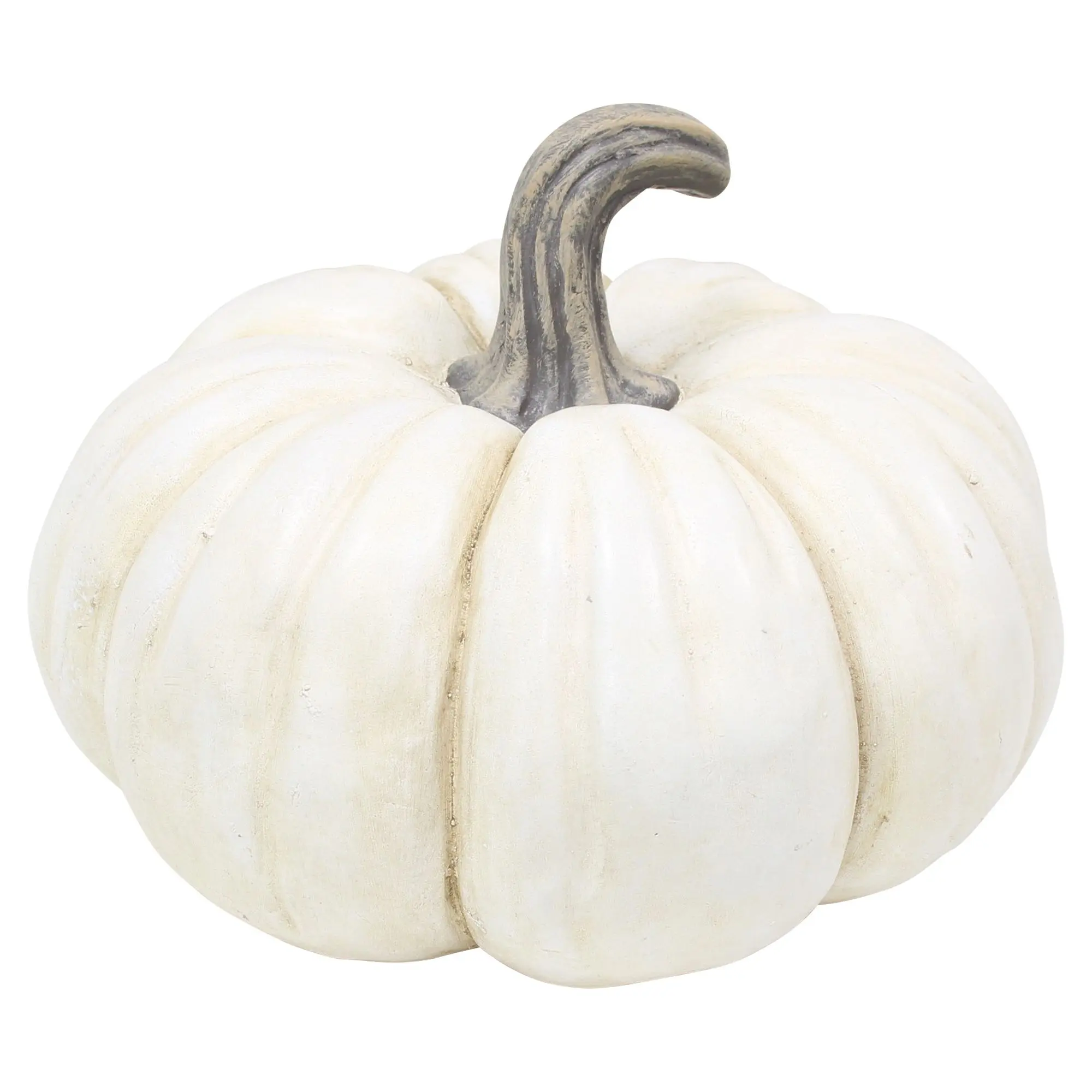 Deko-Kürbis "White Pumpkin"  im Frank Flechtwaren Online Shop für Dekokürbisse kaufen