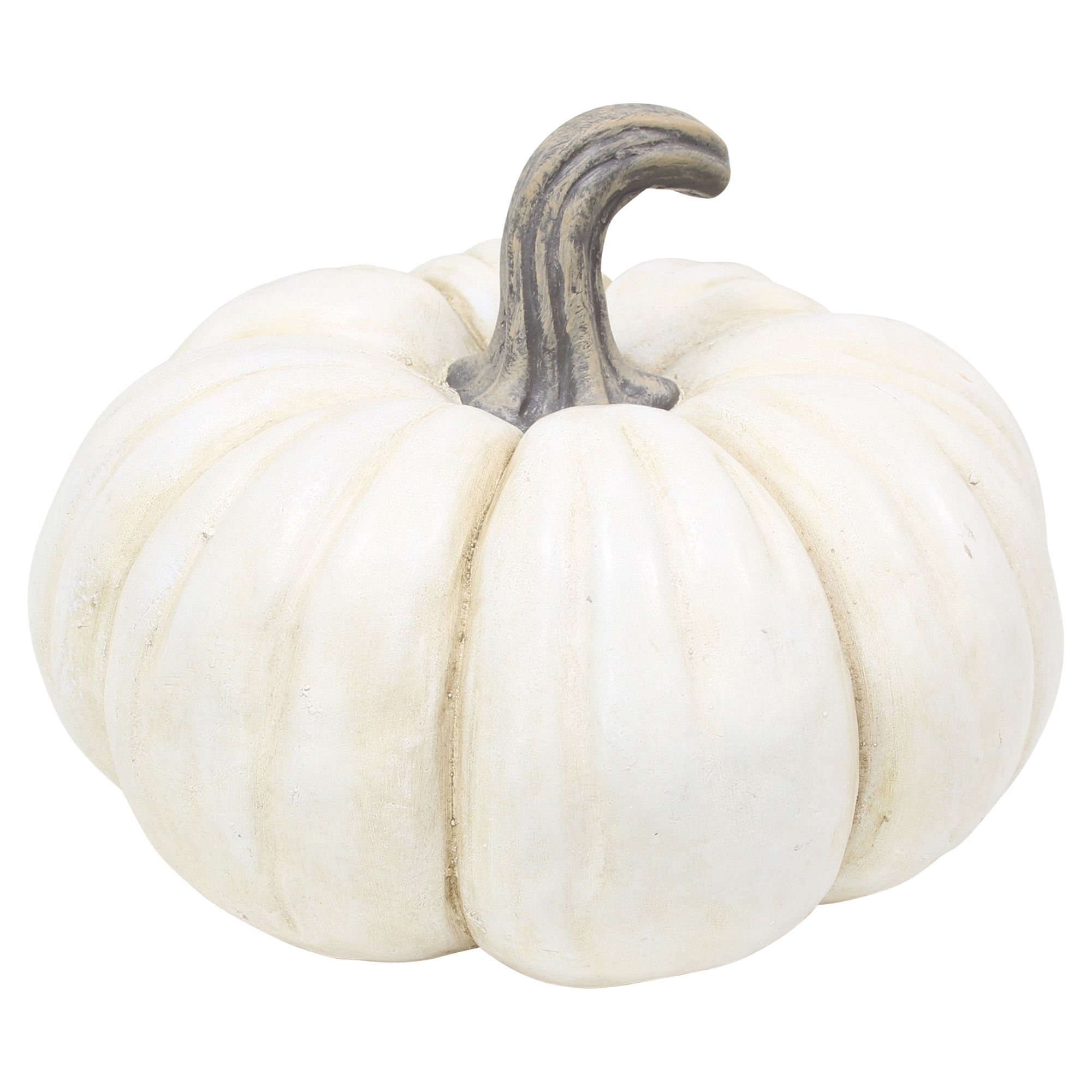 Deko-Kürbis "White Pumpkin"  im Frank Flechtwaren Online Shop kaufen