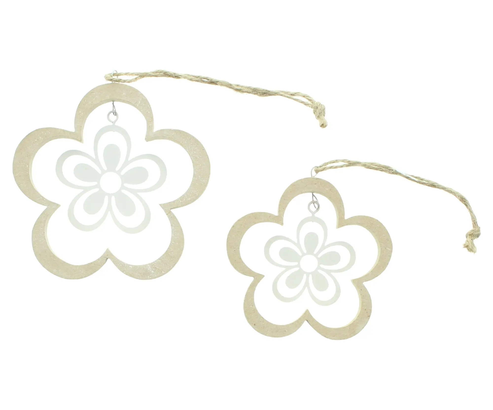 Hänger "Blume", 3er Set  im Frank Flechtwaren Online Shop für Ostern kaufen