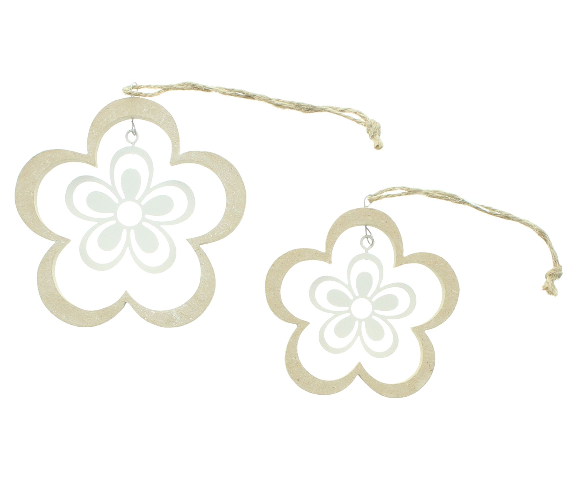 Hänger "Blume", 3er Set  im Frank Flechtwaren Online Shop für Ostern kaufen