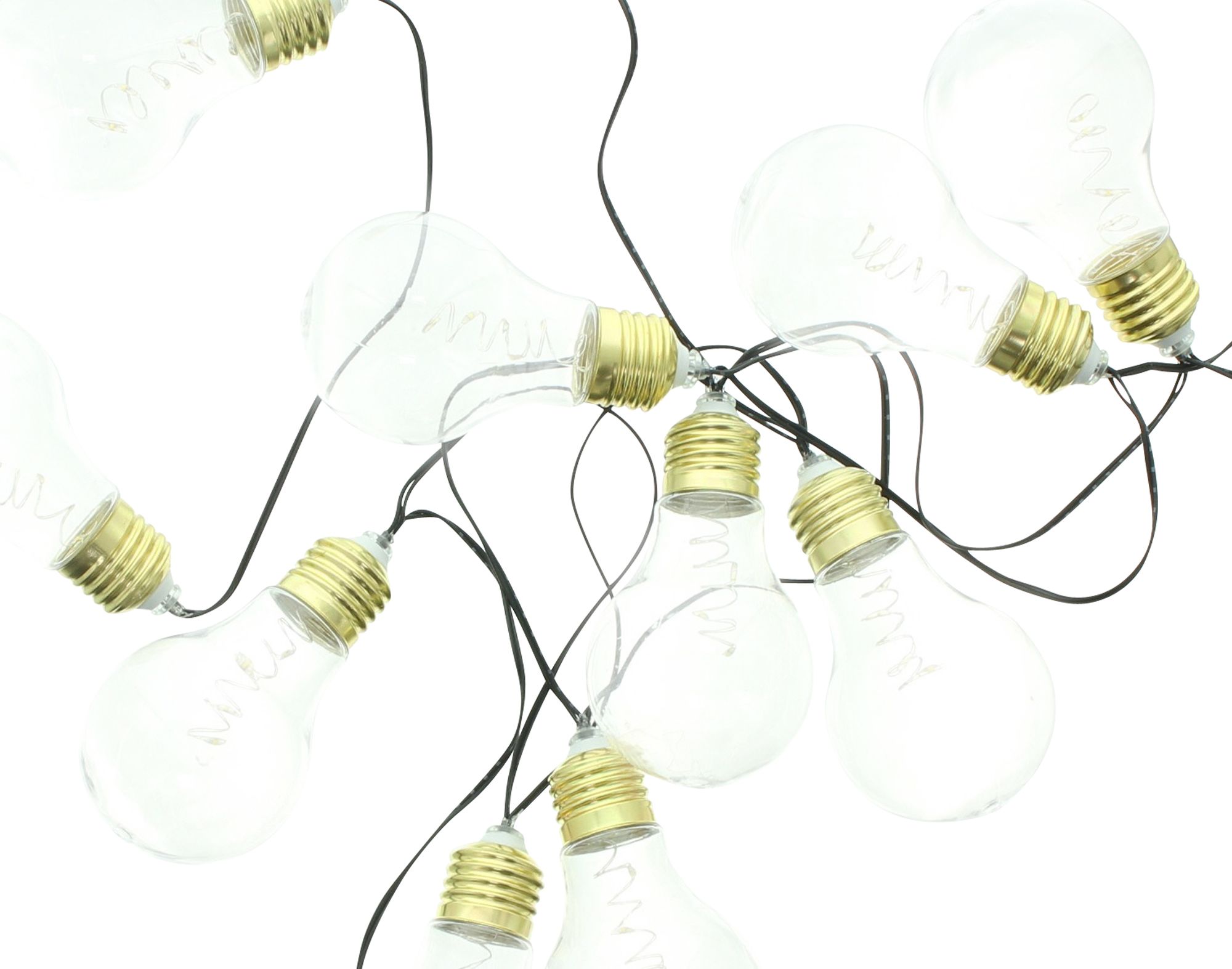 LED-Lichterkette "Glühbirne"  im Frank Flechtwaren Online Shop für Gerade eingetroffen kaufen