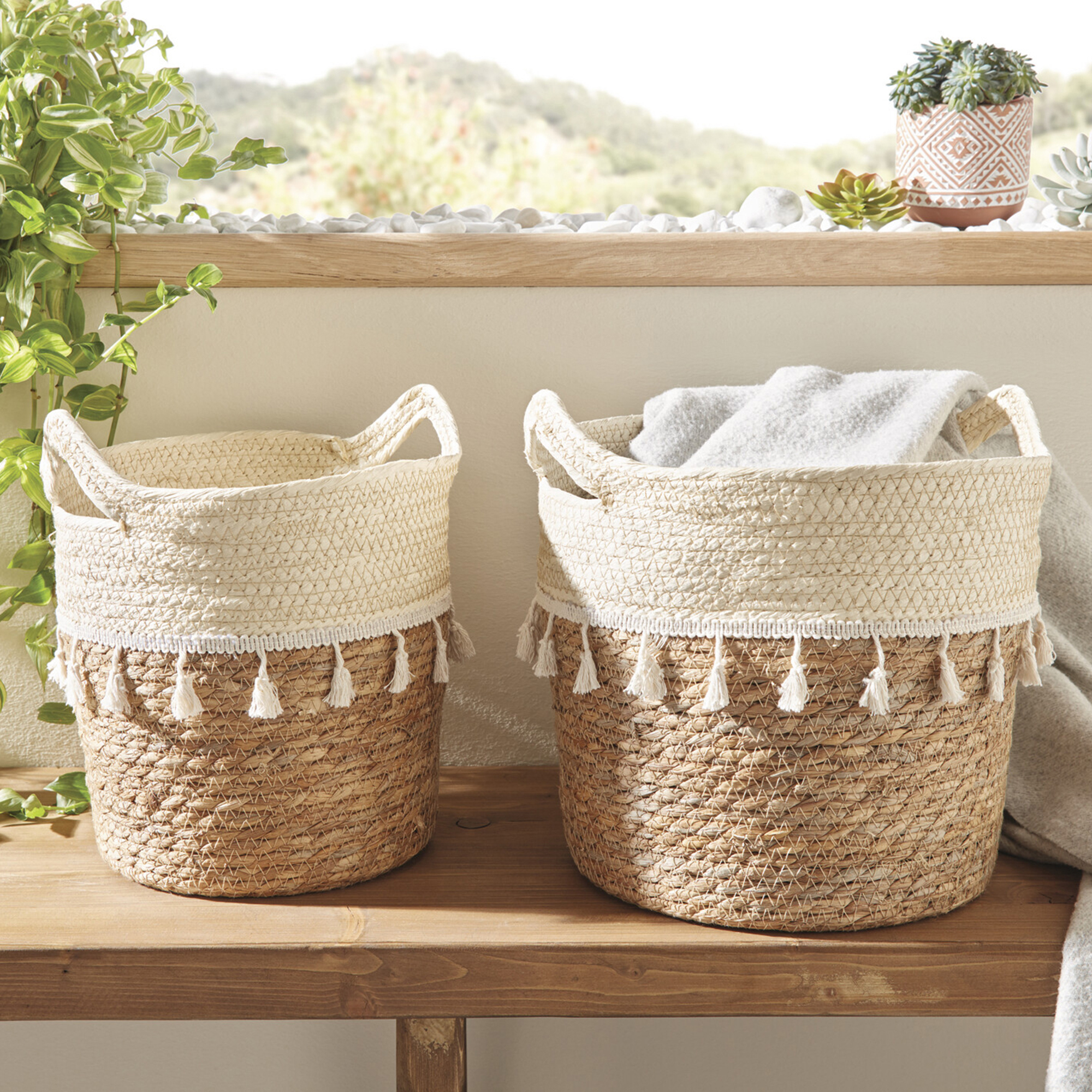 Füllkorb "Capri", 2er Set  im Frank Flechtwaren Online Shop kaufen