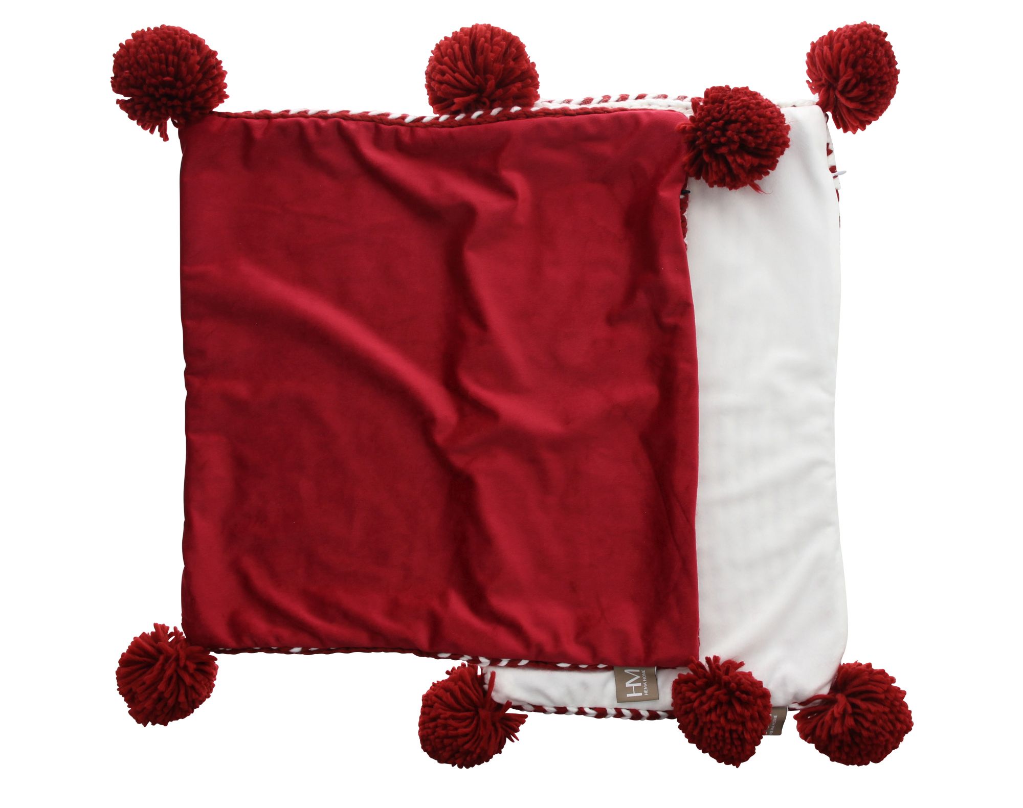 Kissenhülle "Bommel", 2er Set im Frank Flechtwaren Online Shop für Weihnachten kaufen Kissenhülle "Bommel", 2er Set im Frank Flechtwaren Online Shop für Weihnachten kaufen