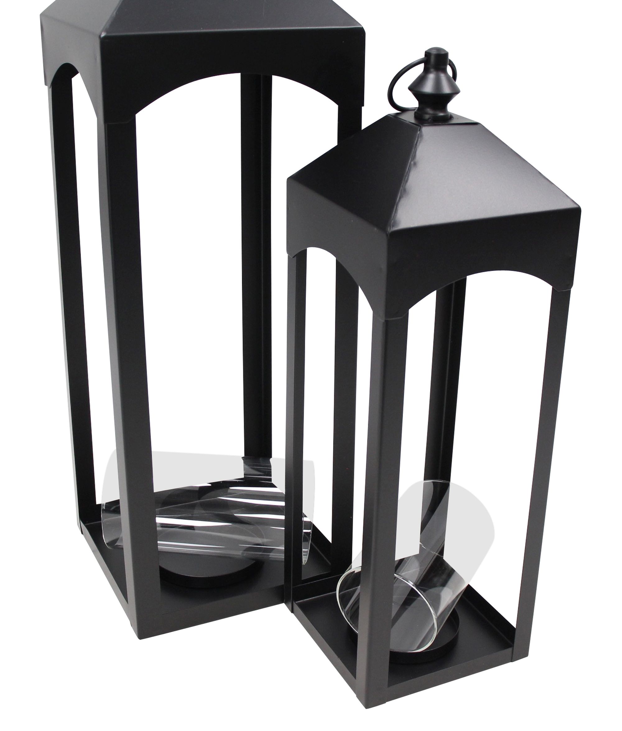 Laterne "Black", 2er Set  im Frank Flechtwaren Online Shop für Gerade eingetroffen kaufen