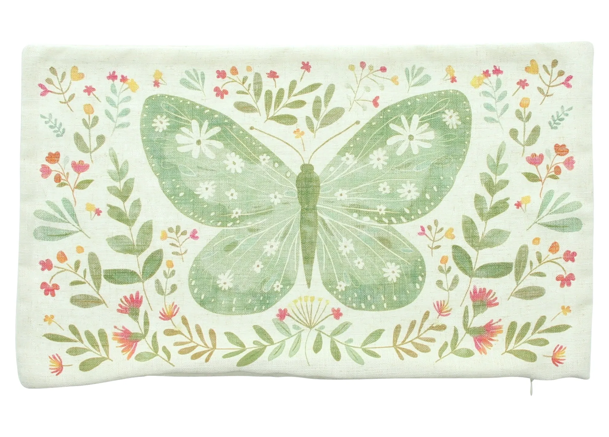 Kissenhülle "Blumenschmetterling"  im Frank Flechtwaren Online Shop für Kissenhüllen kaufen
