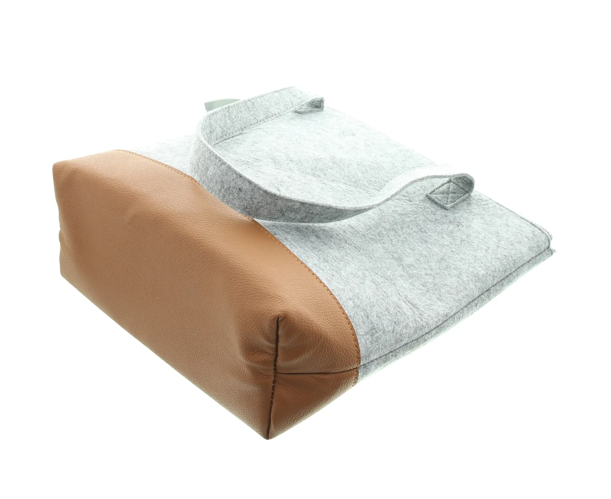 Tasche "Cognac Grey"  im Frank Flechtwaren Online Shop für Taschen kaufen
