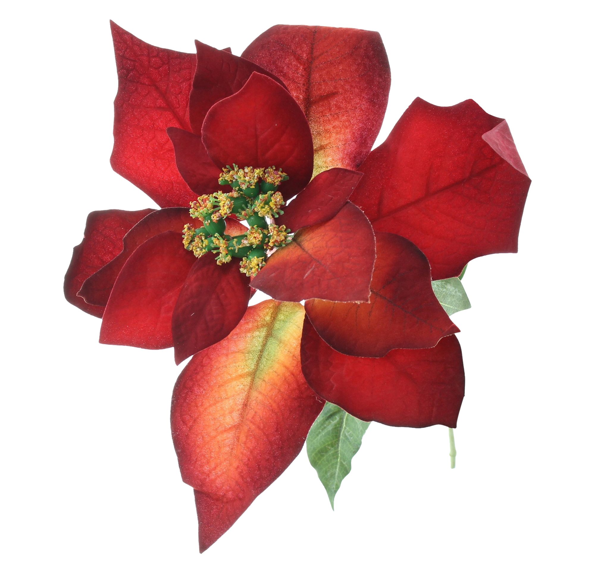 Kunstblume "Weihnachtsstern", 2er Set  im Frank Flechtwaren Online Shop für Weihnachten kaufen