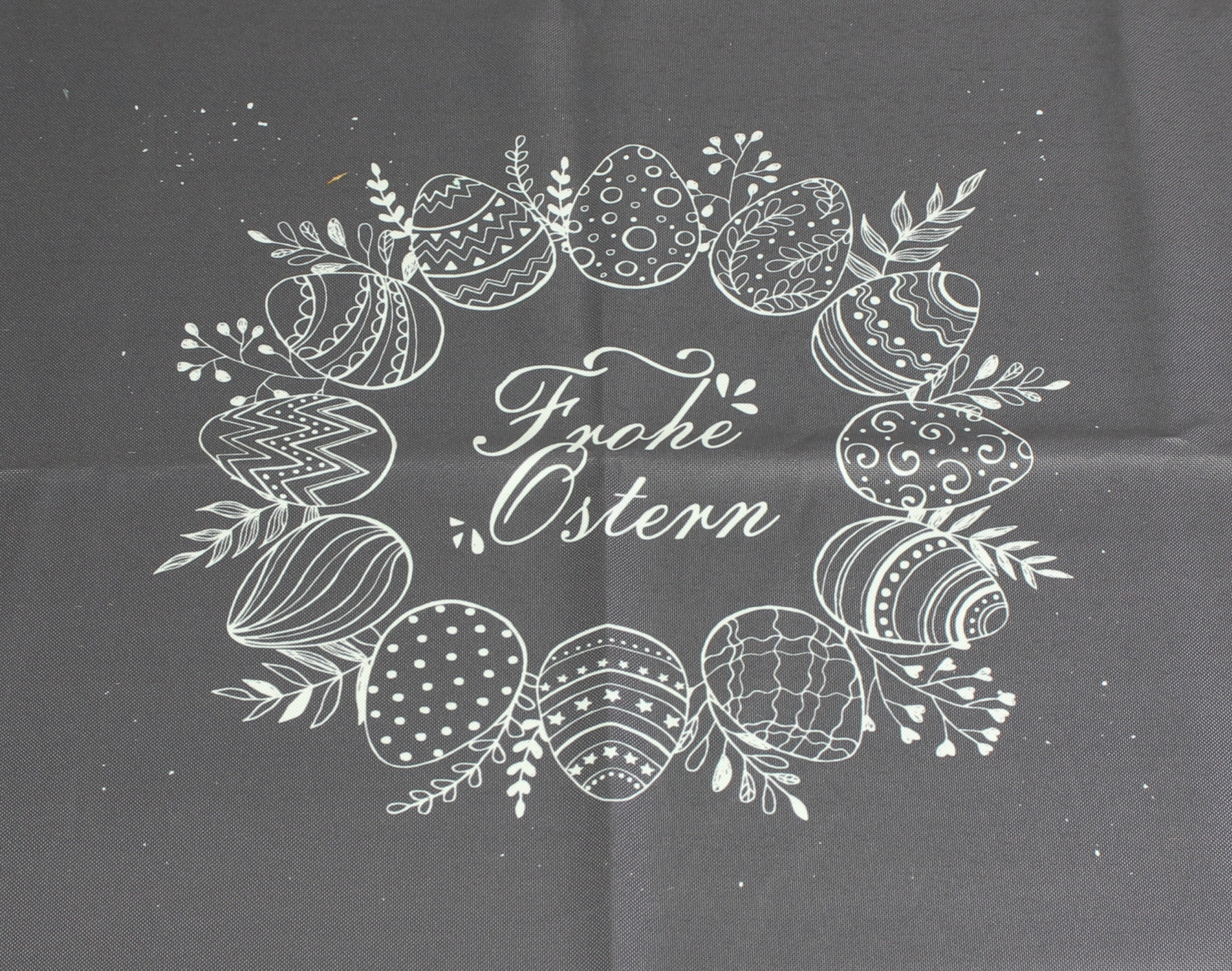 Tischdecke "Osterkranz"  im Frank Flechtwaren Online Shop für Ostern kaufen