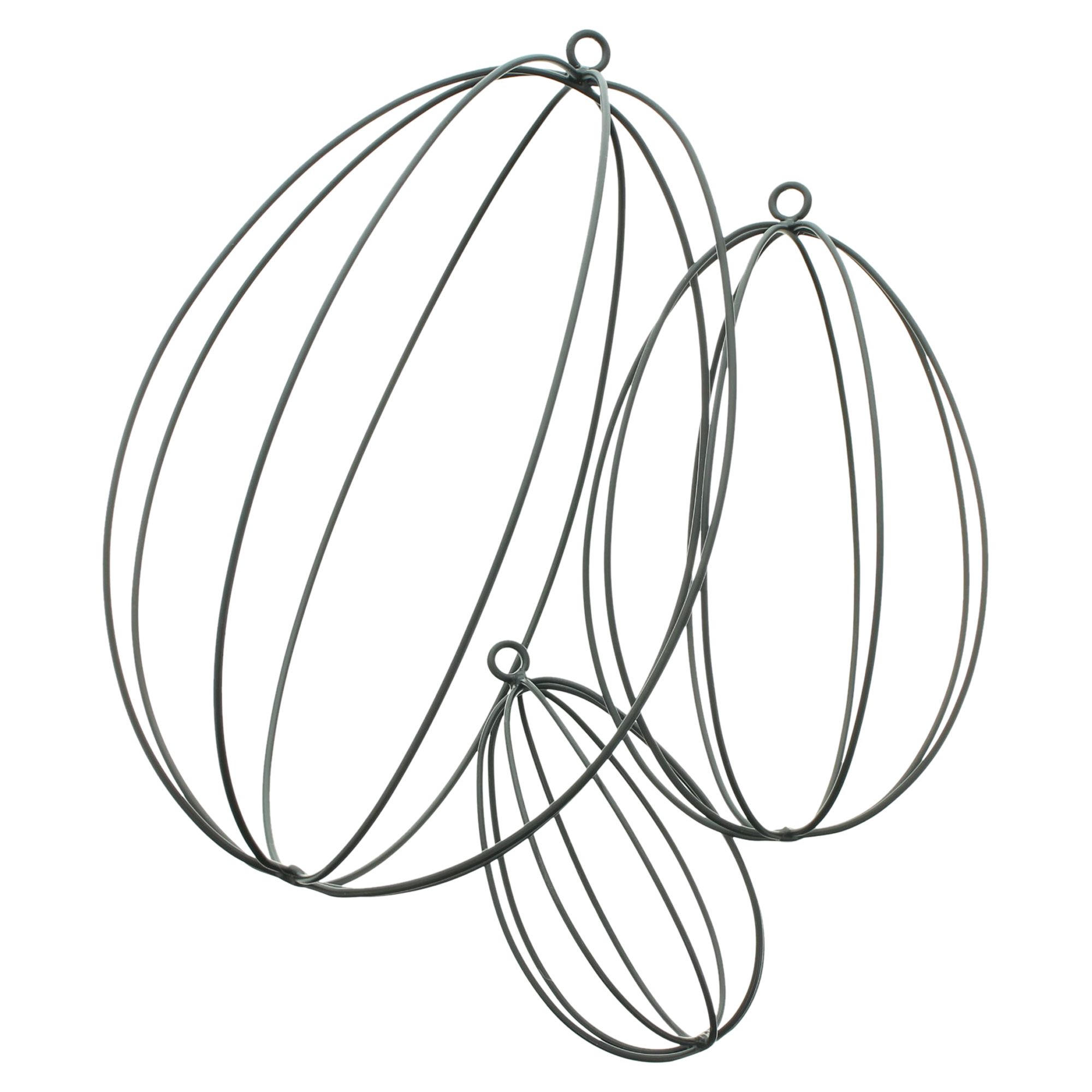 Dekohänger "Osterei", 3er Set  im Frank Flechtwaren Online Shop für Dekoringe kaufen