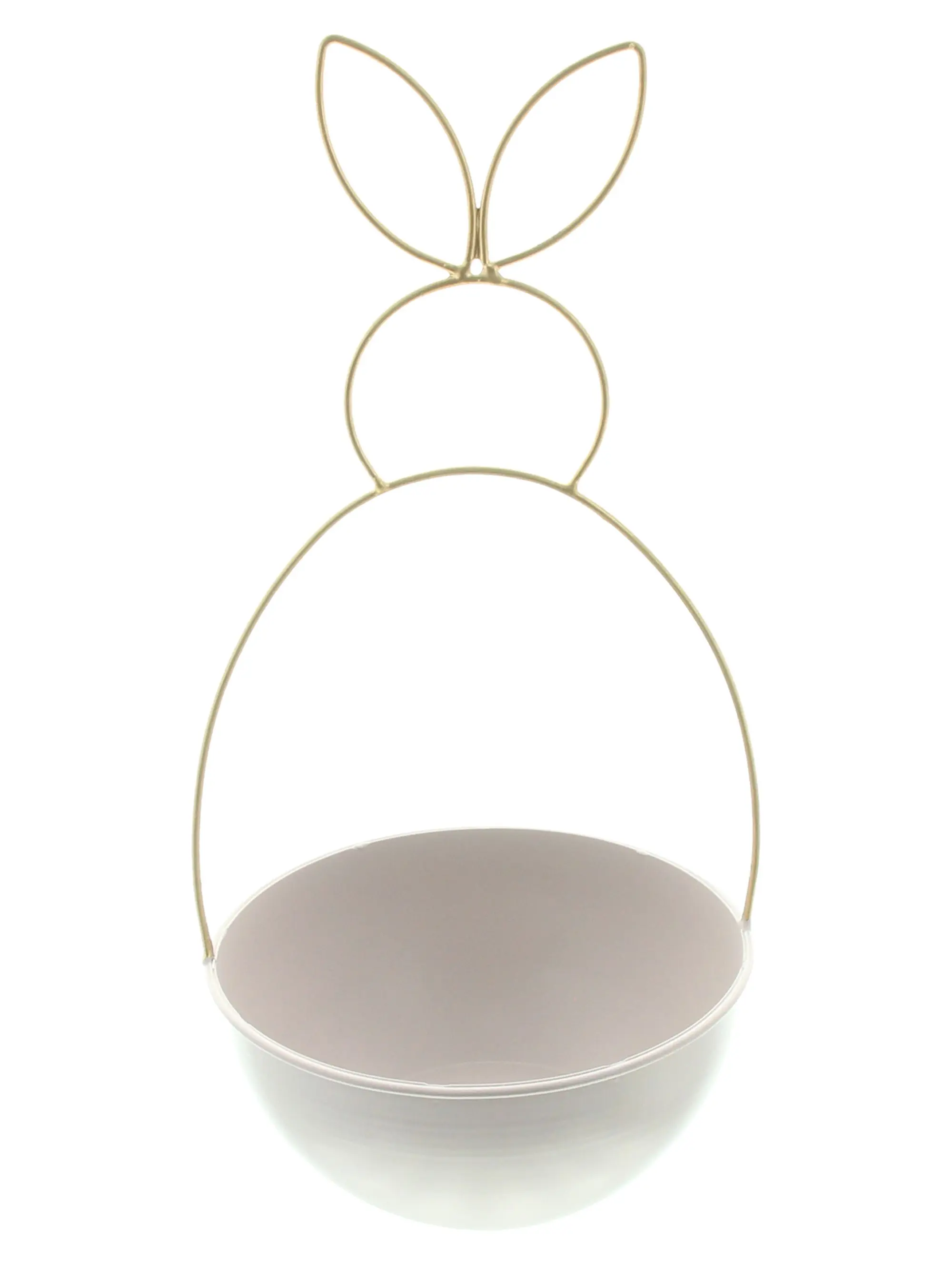 Schale "Gold-Hase"  im Frank Flechtwaren Online Shop für Ostern kaufen