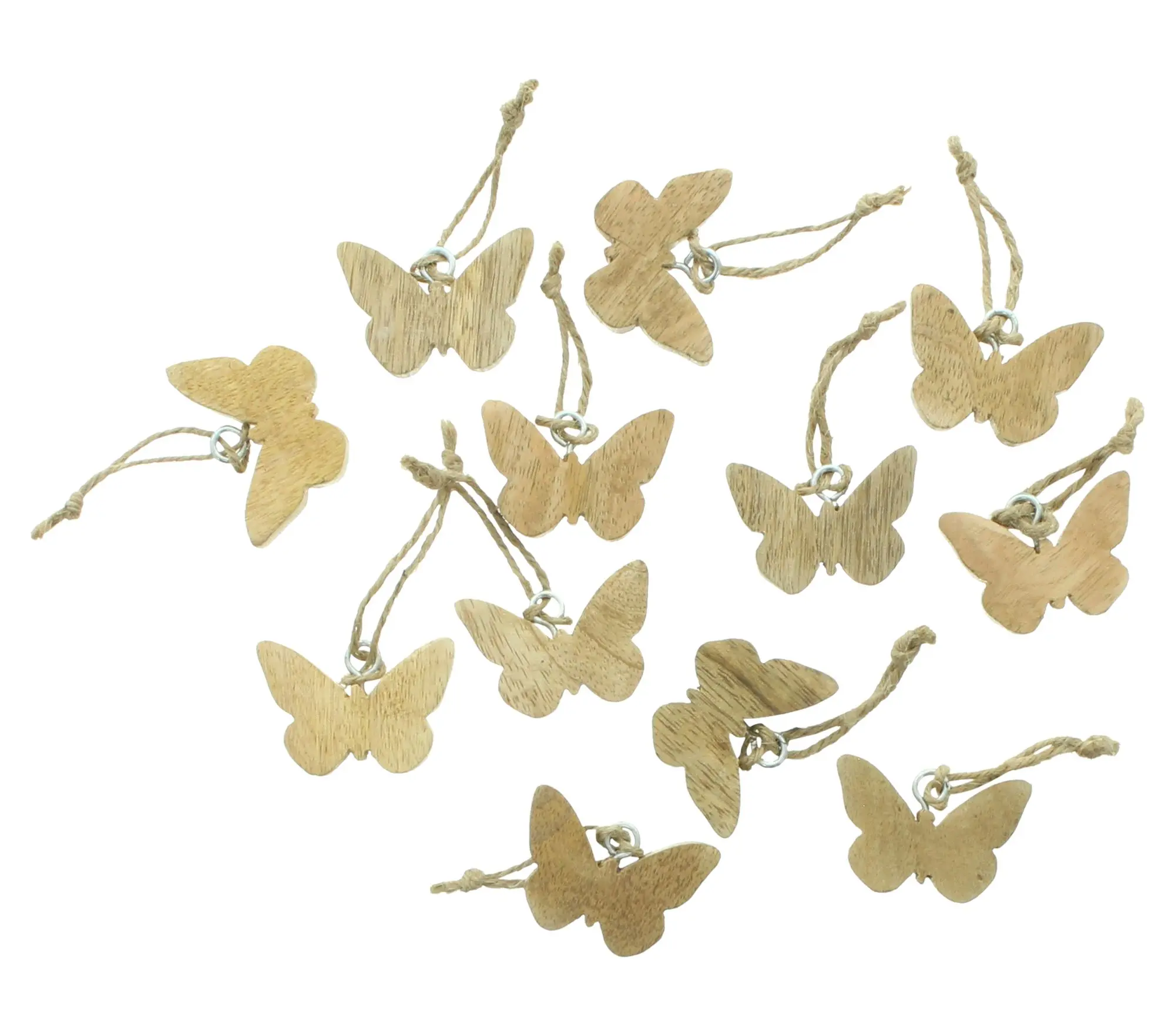 Hänger "Schmetterling", 12er Set  im Frank Flechtwaren Online Shop für Ostern kaufen