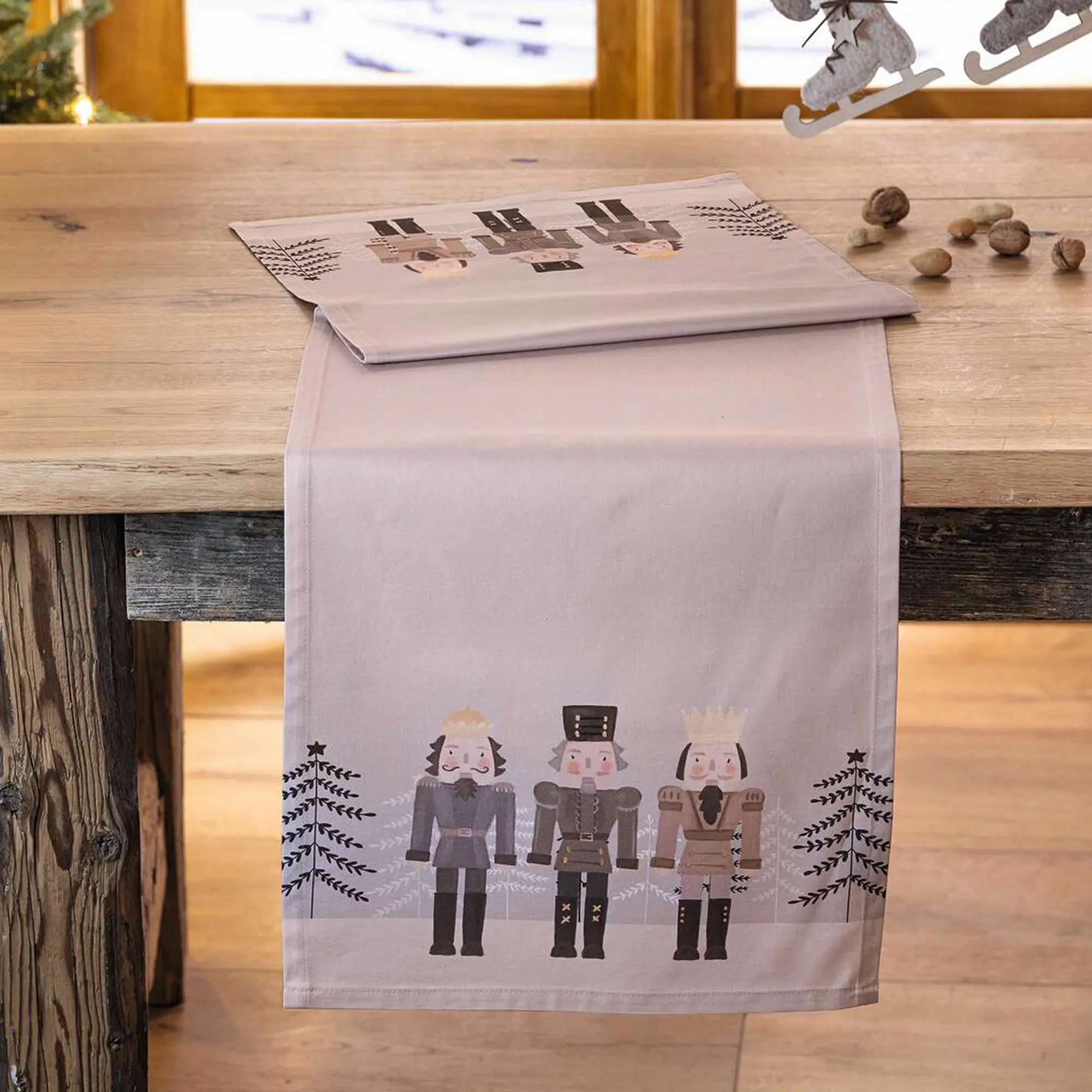 Tischläufer "Nussknacker"  im Frank Flechtwaren Online Shop für Tischläufer kaufen
