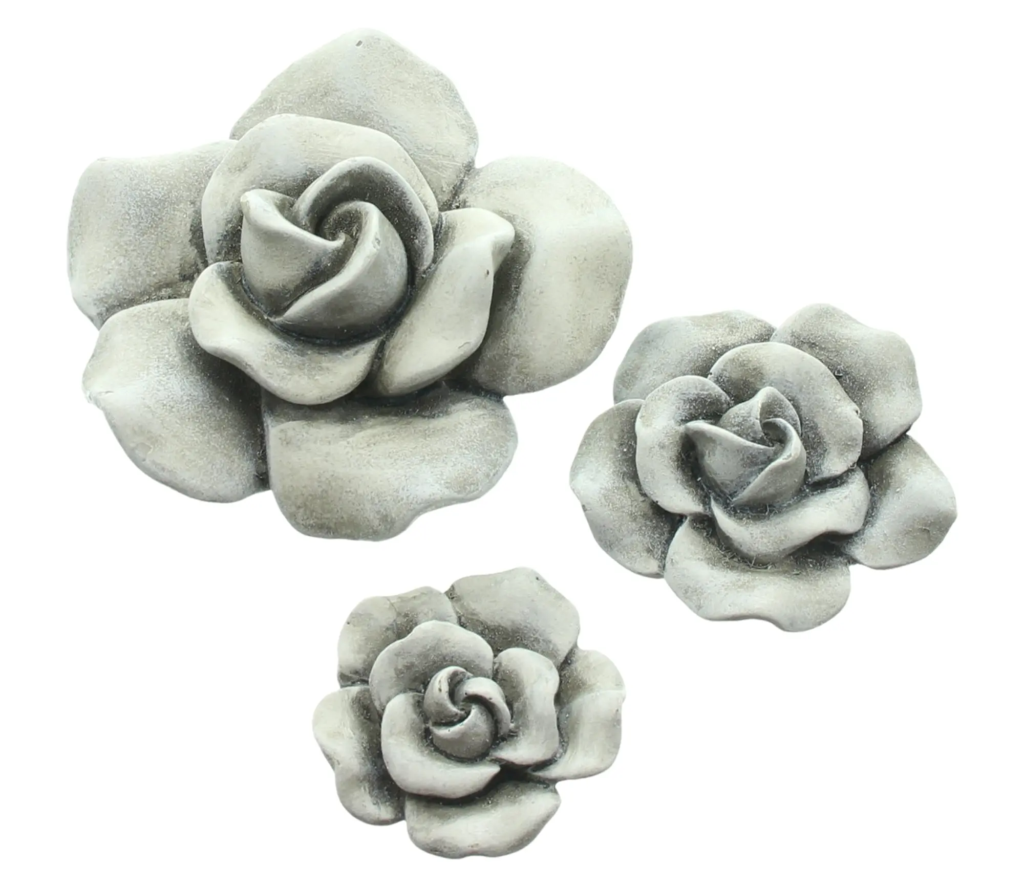 Rosendeko "Blüten", 3er Set  im Frank Flechtwaren Online Shop für Gartendeko kaufen