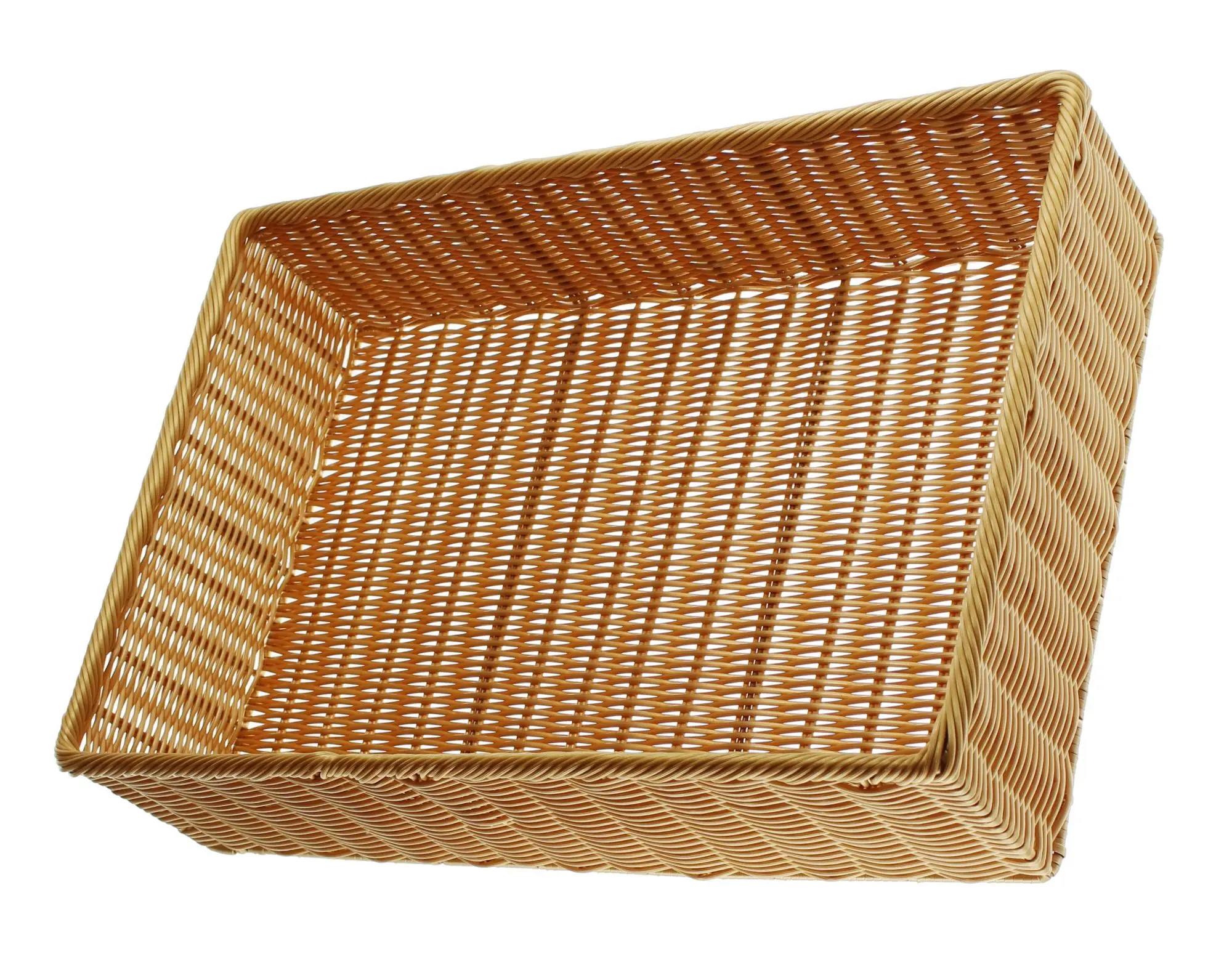 Auslagekorb "Poly", 60 x 40 x 15 cm im Frank Flechtwaren Online Shop für Ladendeko kaufen Auslagekorb "Poly", 60 x 40 x 15 cm im Frank Flechtwaren Online Shop für Ladendeko kaufen