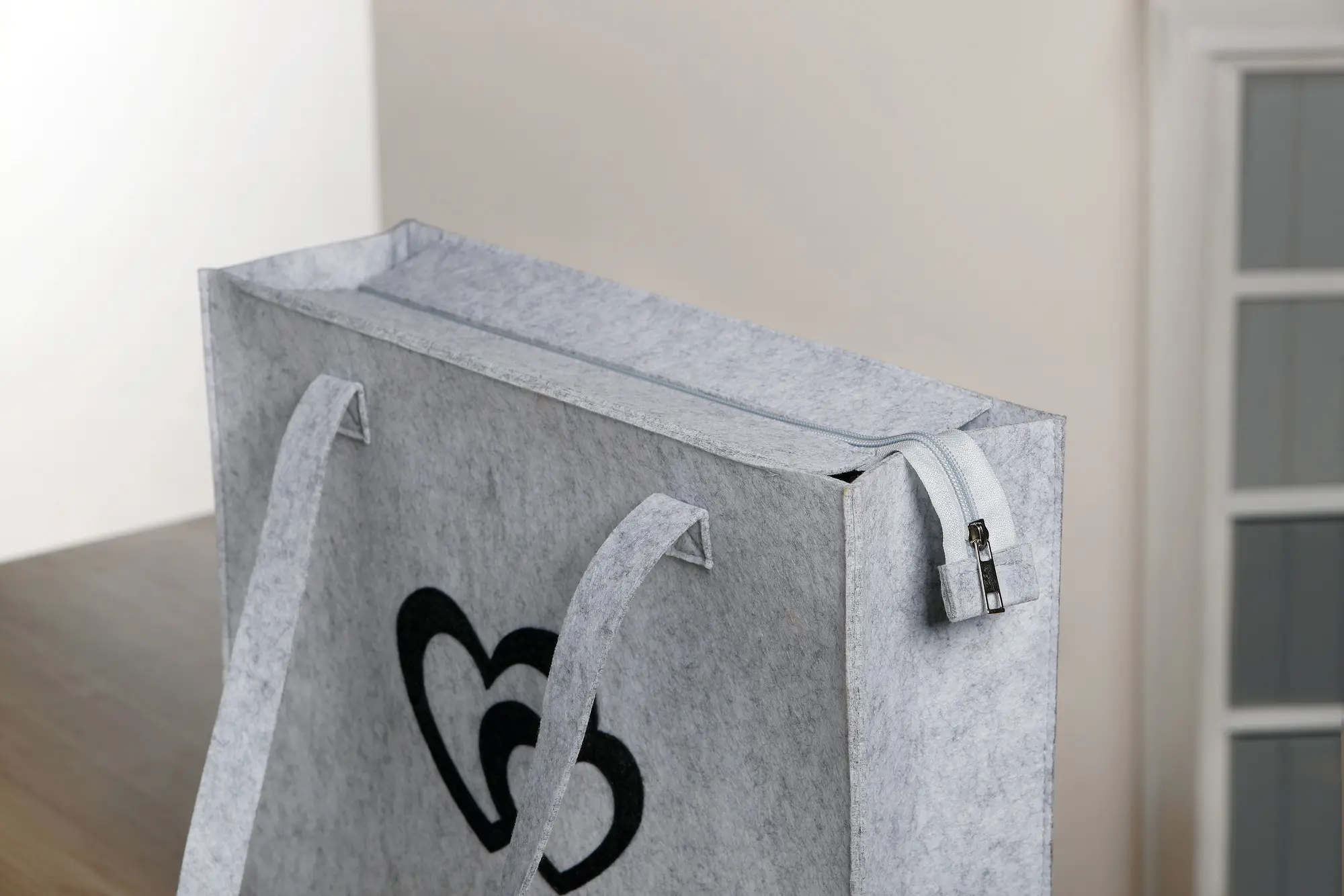 Filztasche "Herzduo"  im Frank Flechtwaren Online Shop für Taschen kaufen