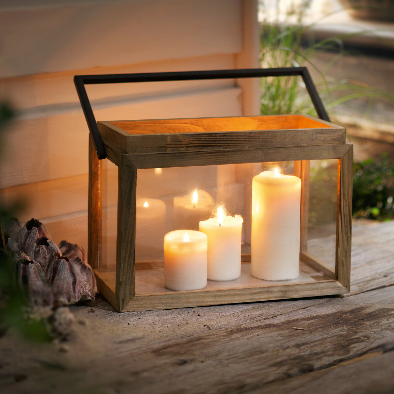 Laterne "Natur"  im Frank Flechtwaren Online Shop kaufen